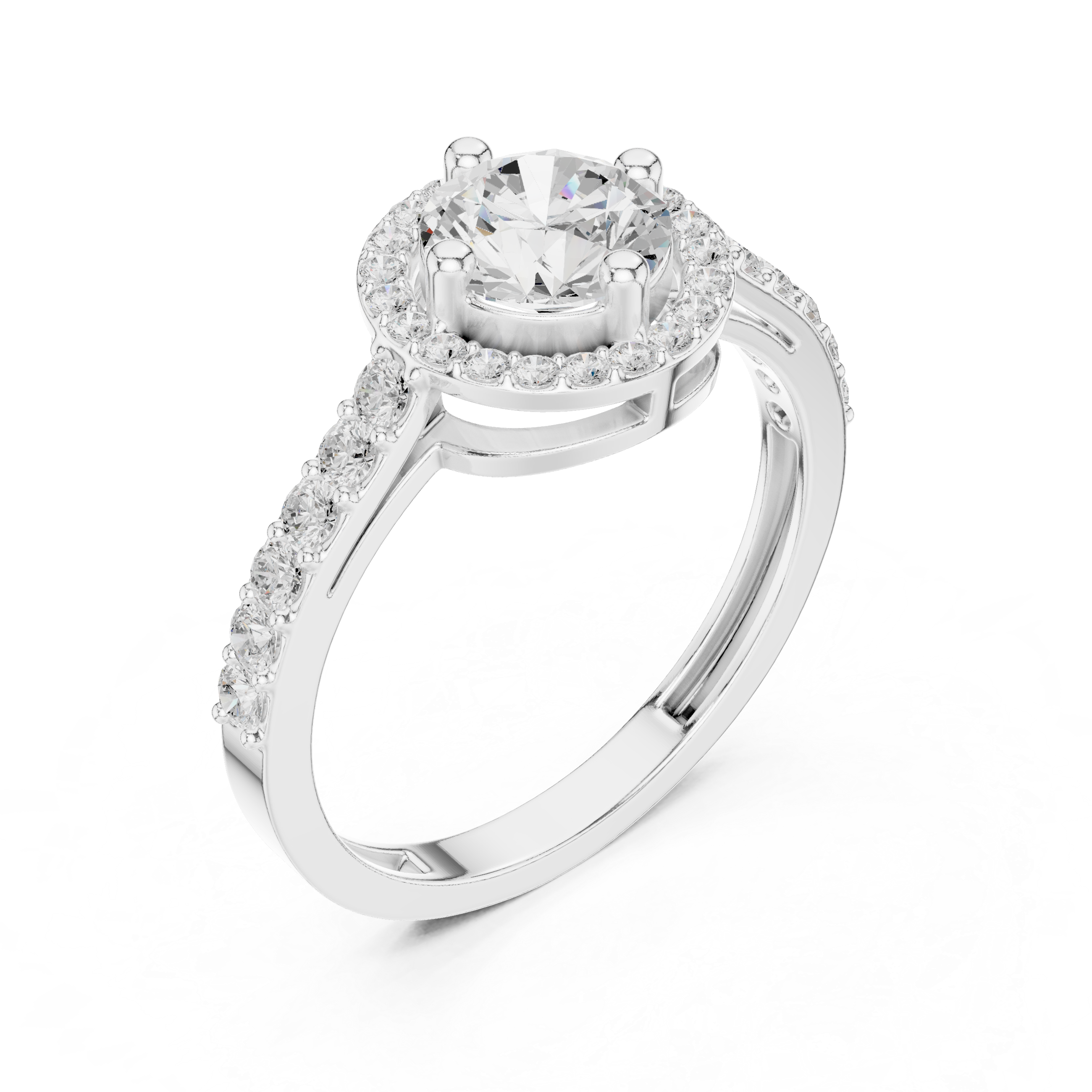 Halo Diamond Ring