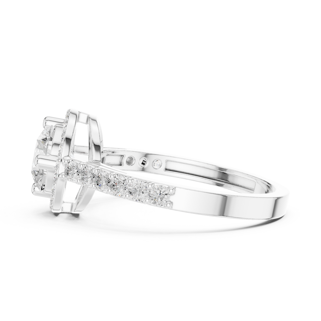 Halo Diamond Ring