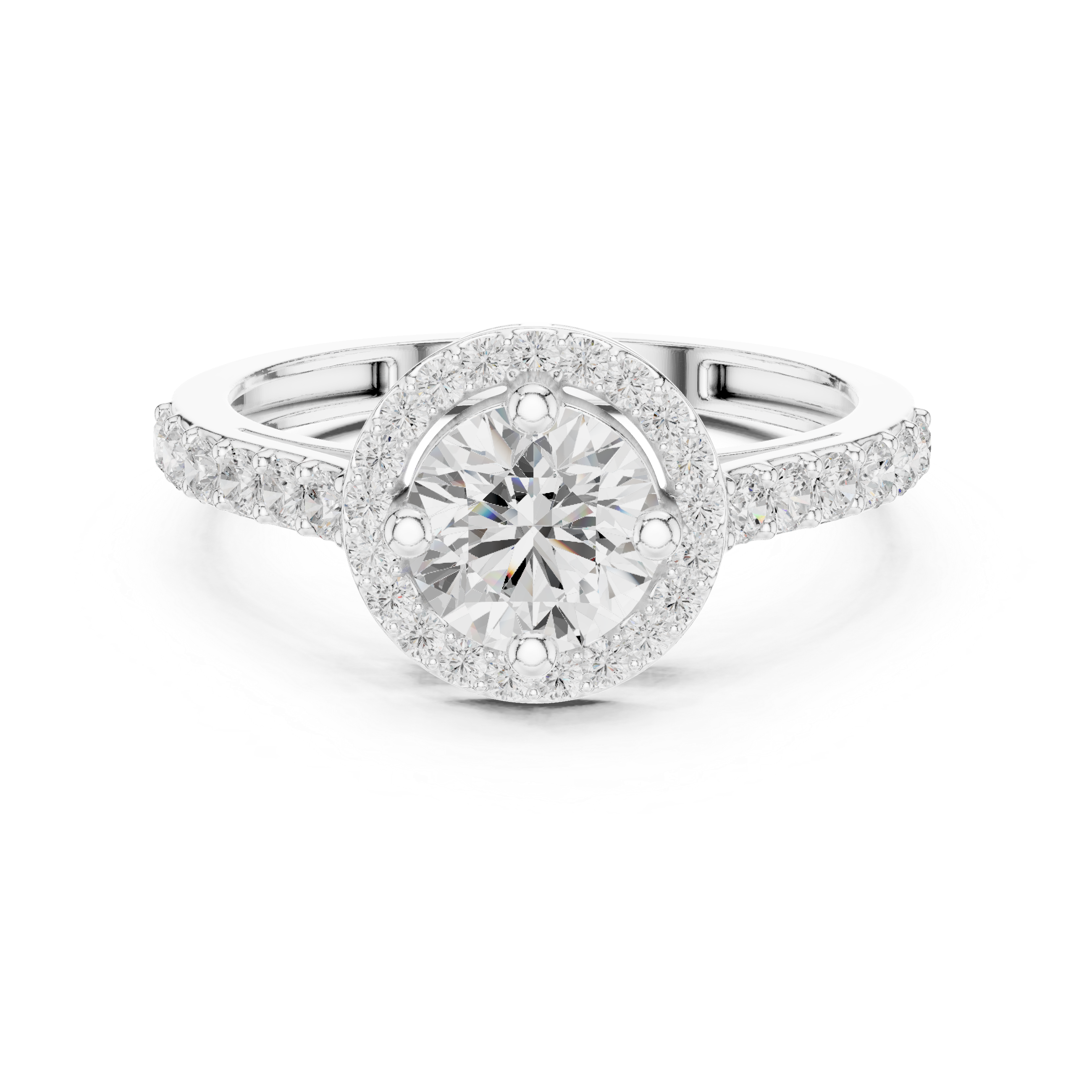 Halo Diamond Ring