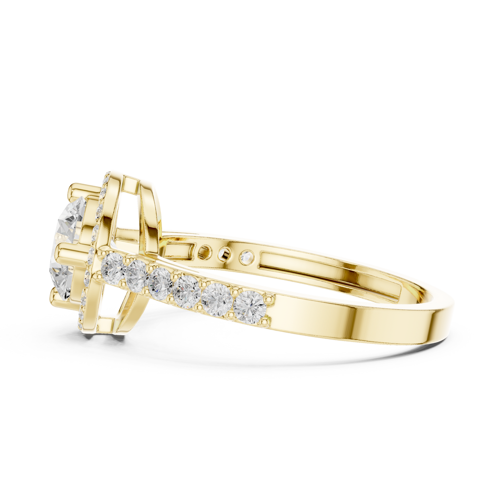 Halo Diamond Ring
