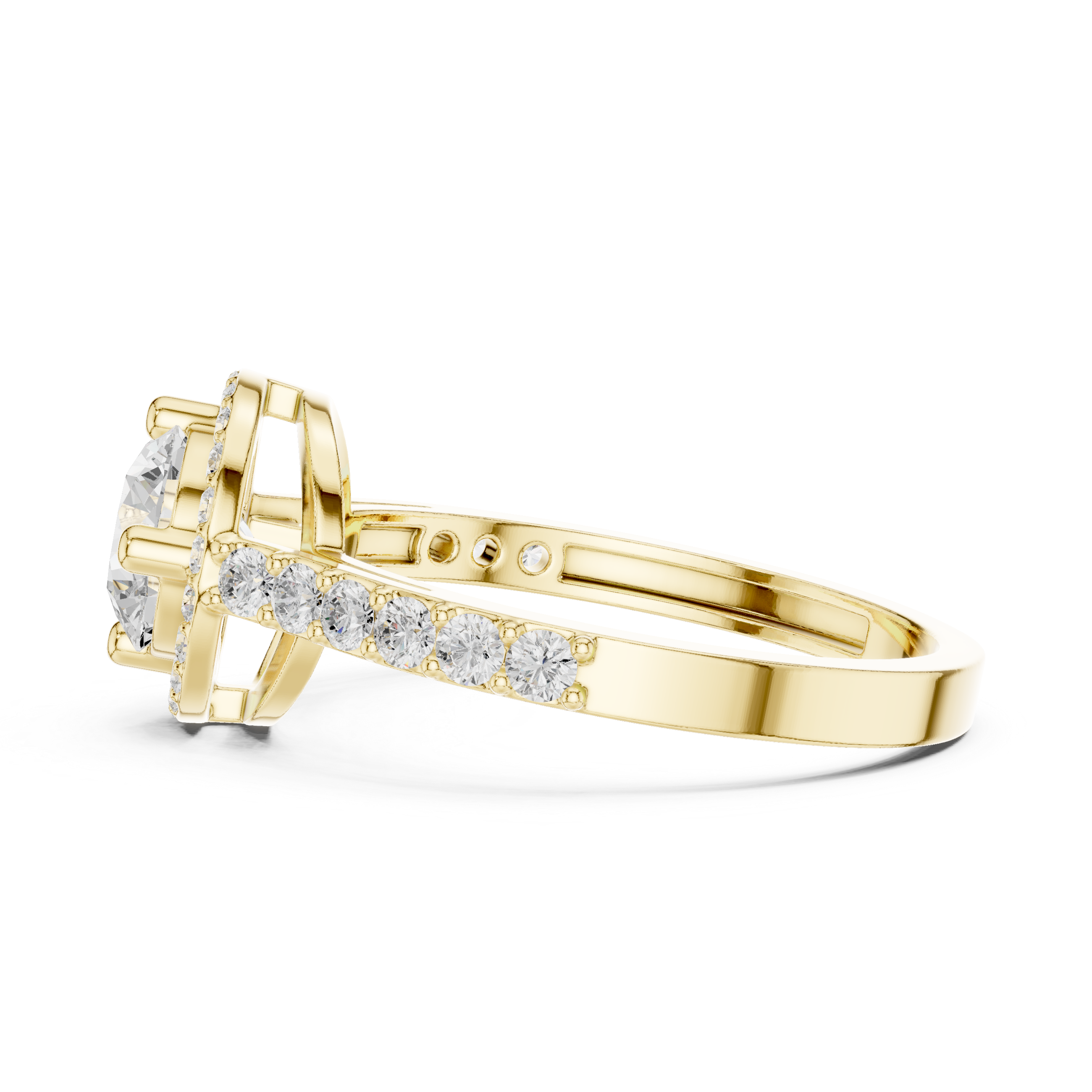 Halo Diamond Ring