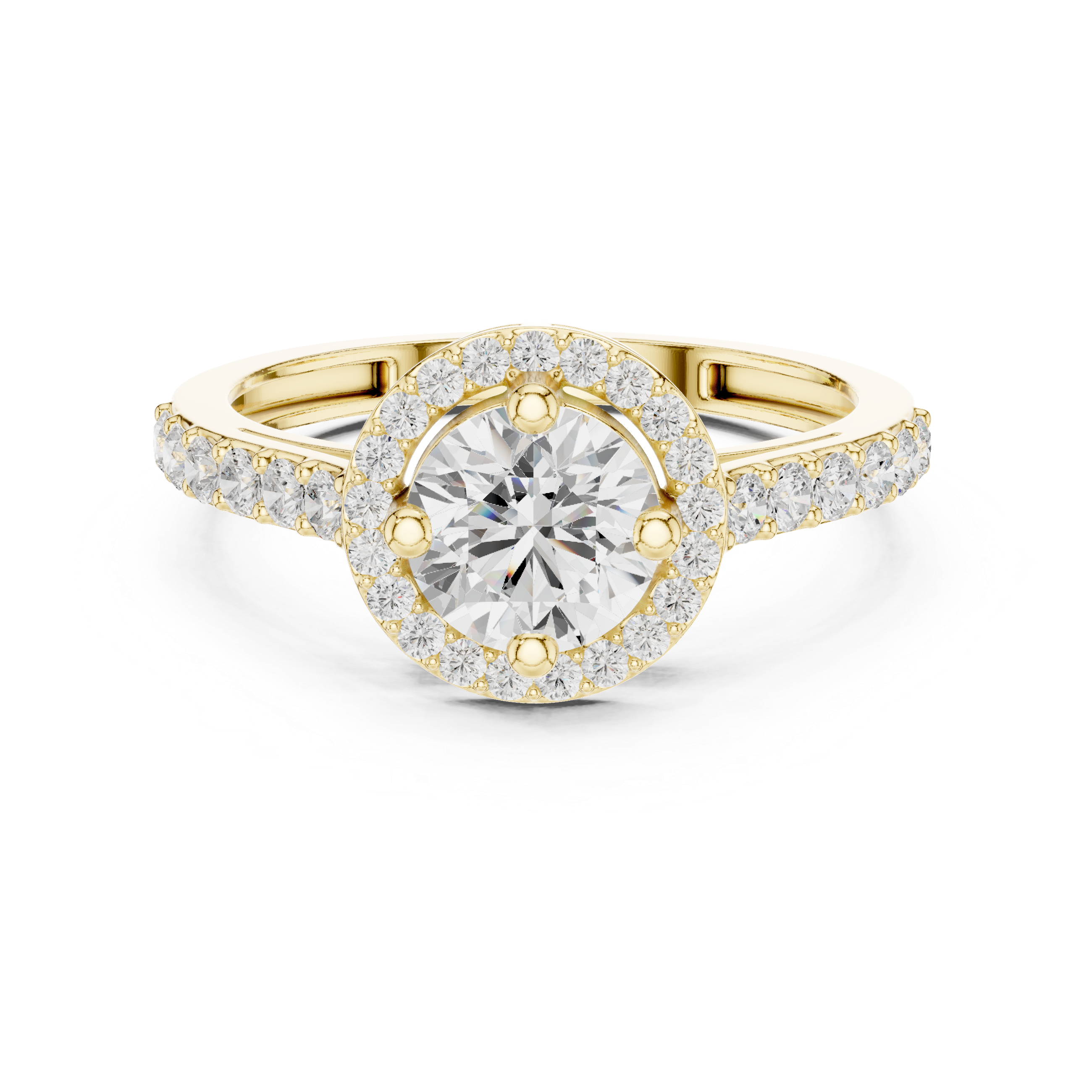 Halo Diamond Ring