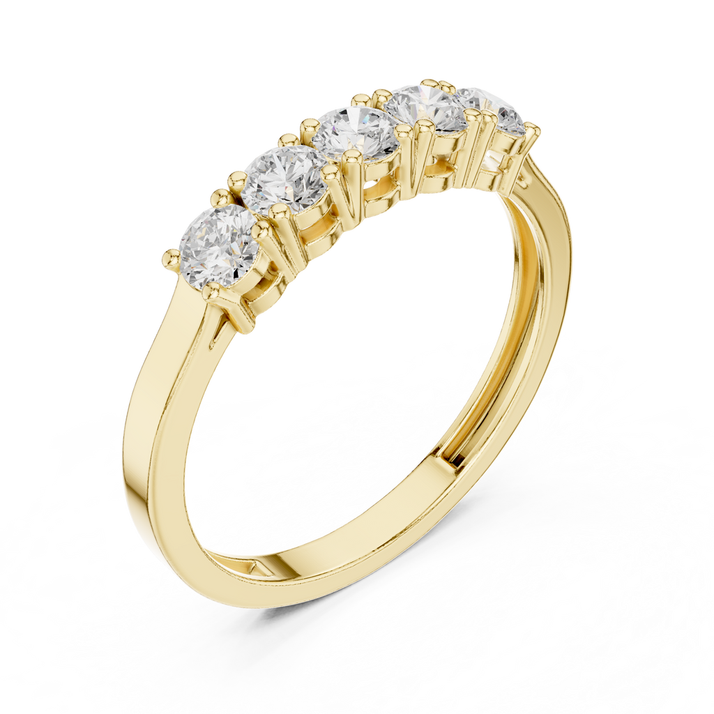 Five Stone Diamond Ring