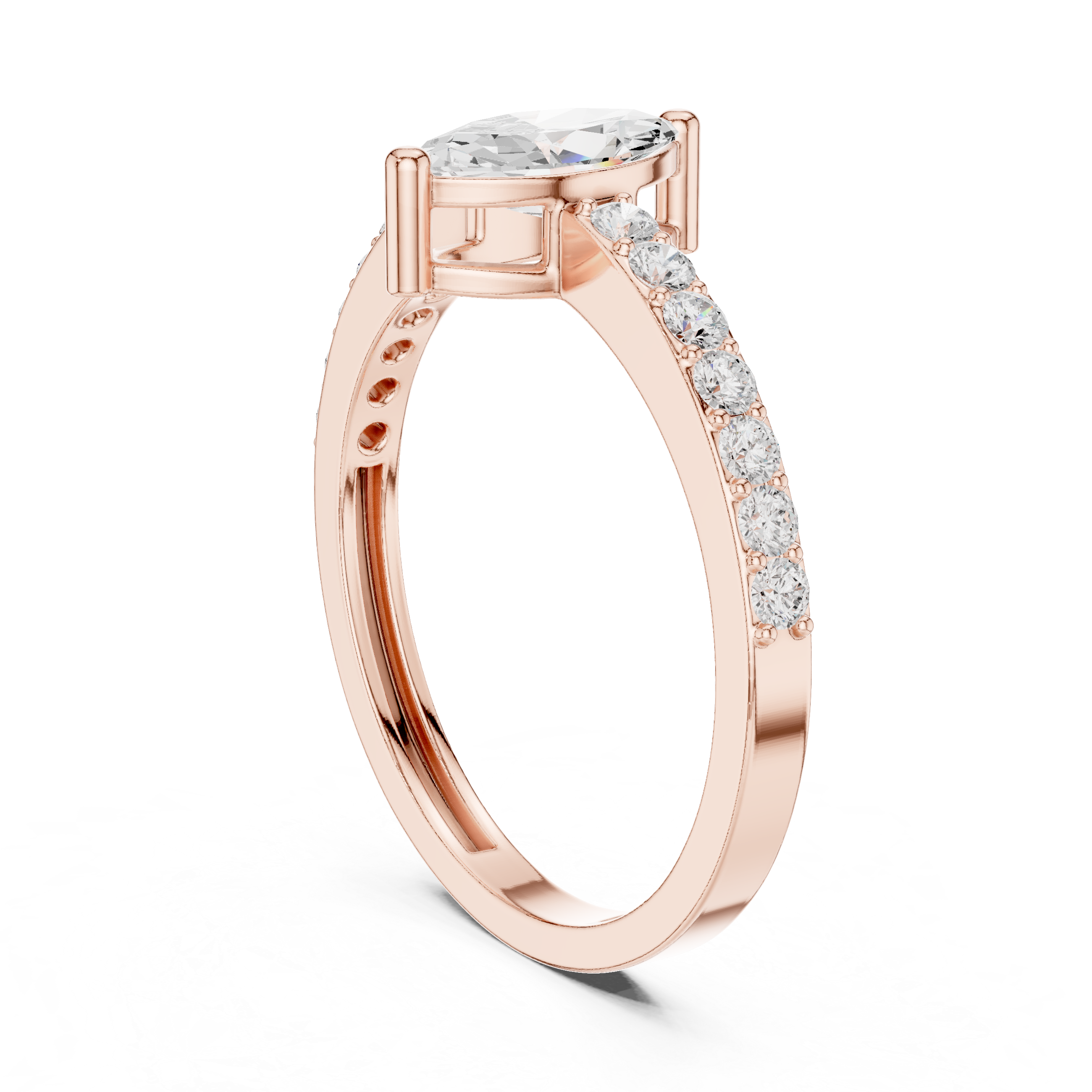 Marquise Diamond Engagement Ring
