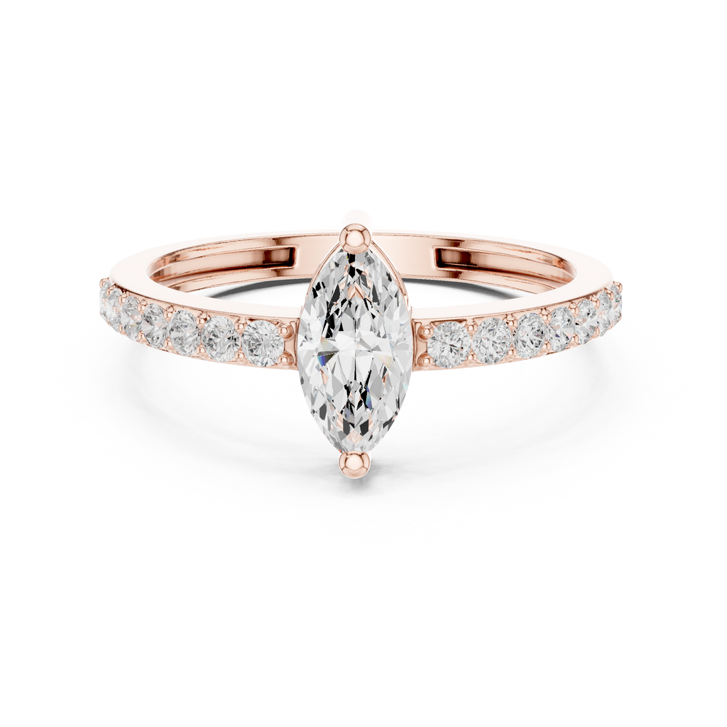 Marquise Diamond Engagement Ring