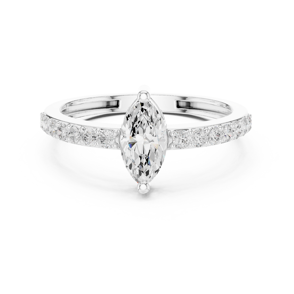 Marquise Diamond Engagement Ring