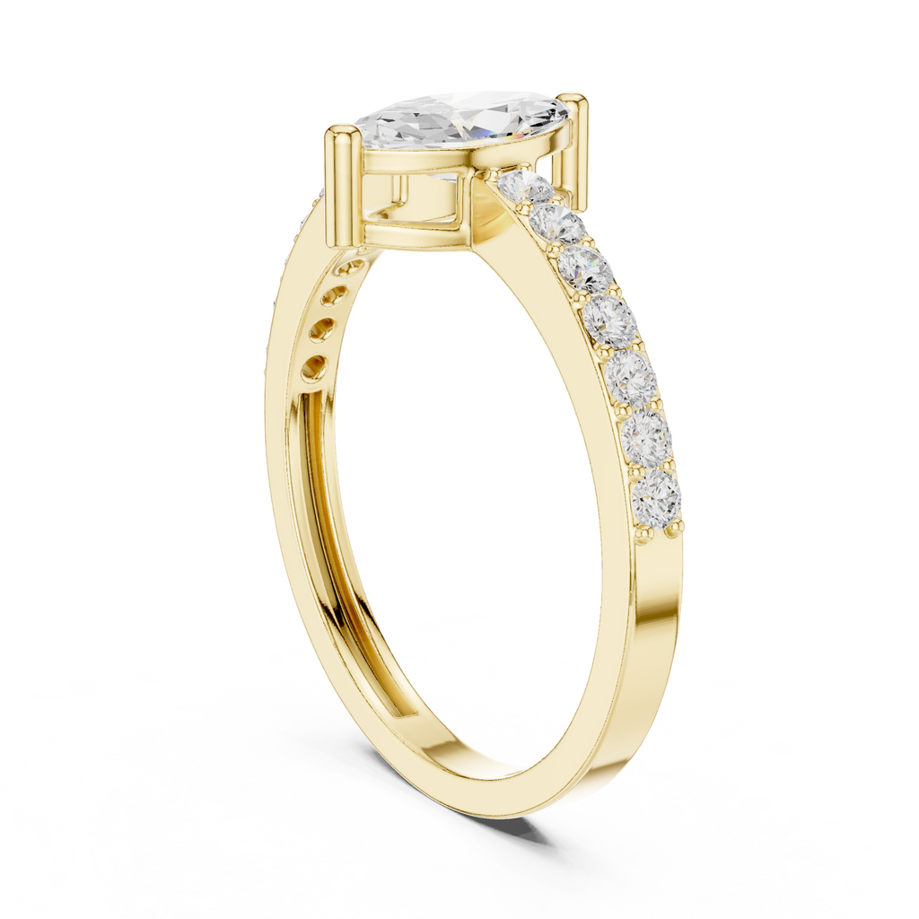 Marquise Diamond Engagement Ring