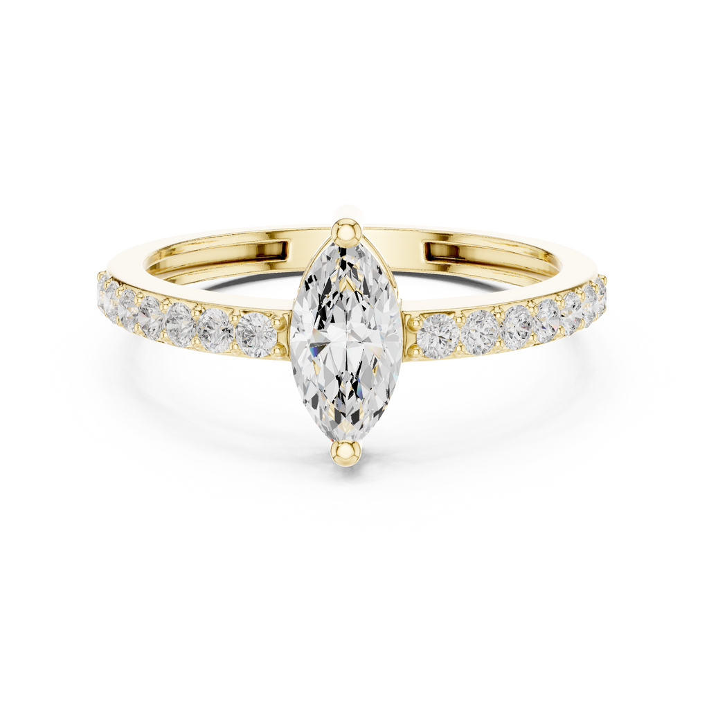 Marquise Diamond Engagement Ring