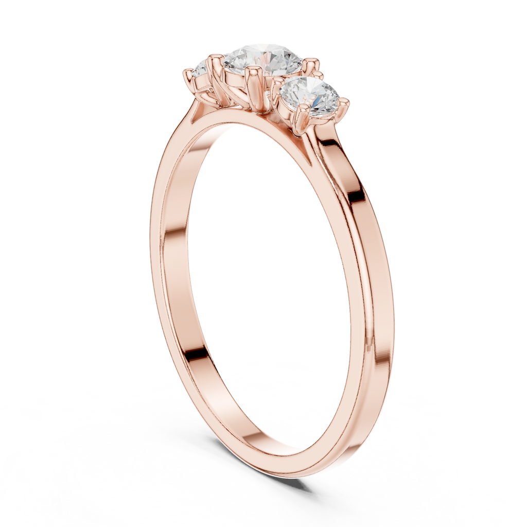 Three Stone Diamond Ring