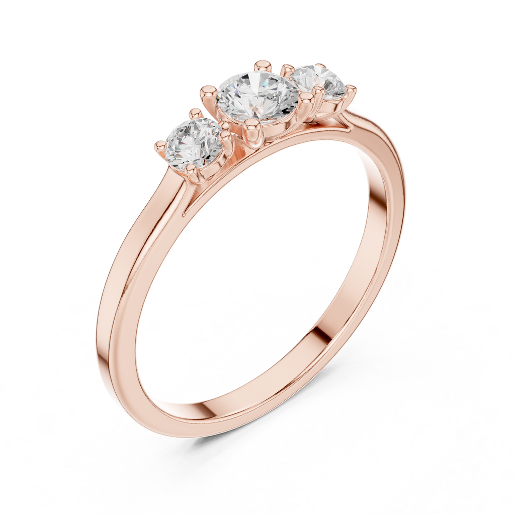 Three Stone Diamond Ring