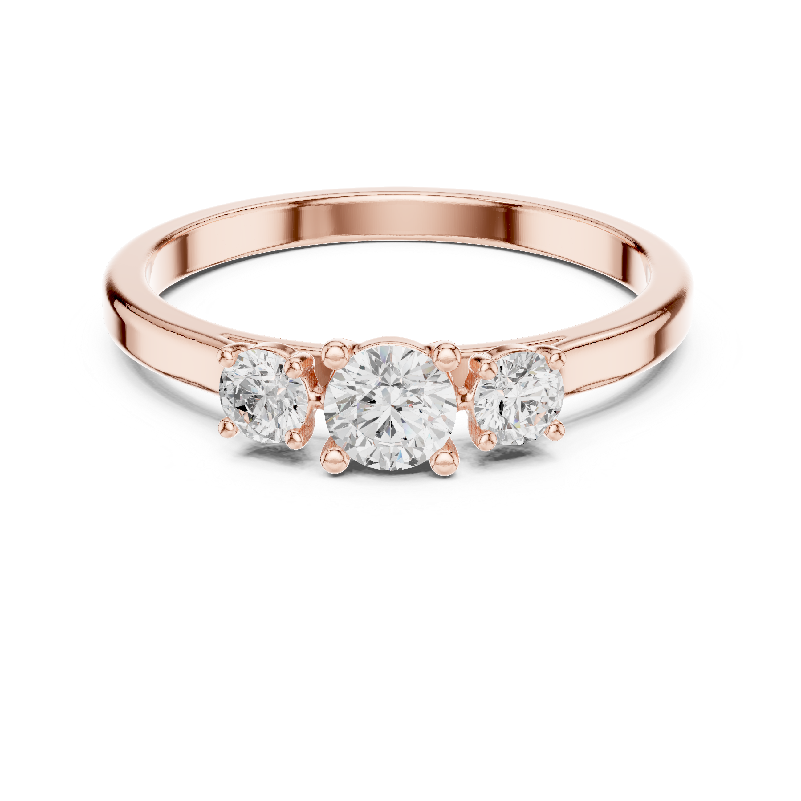 Three Stone Diamond Ring