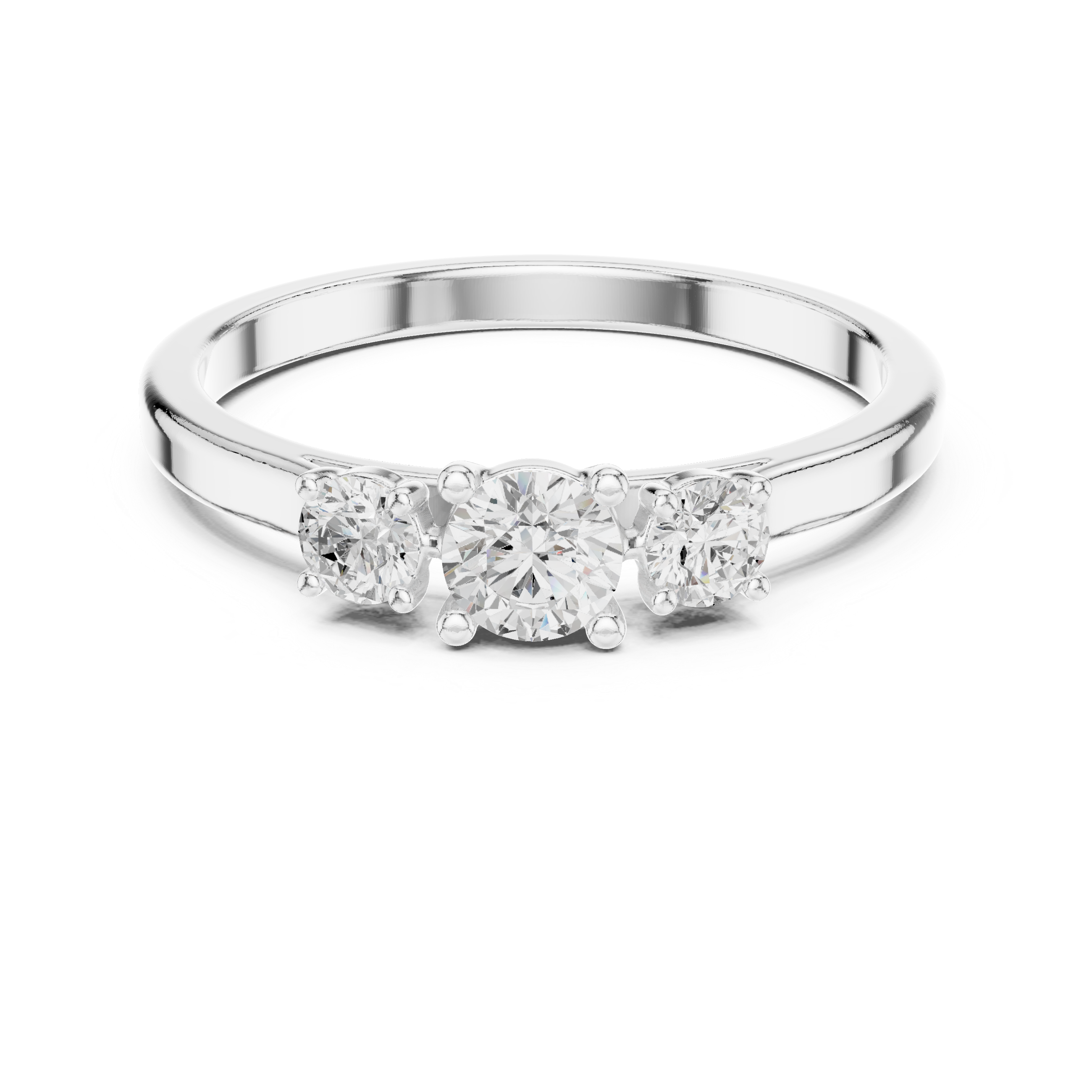 Three Stone Diamond Ring
