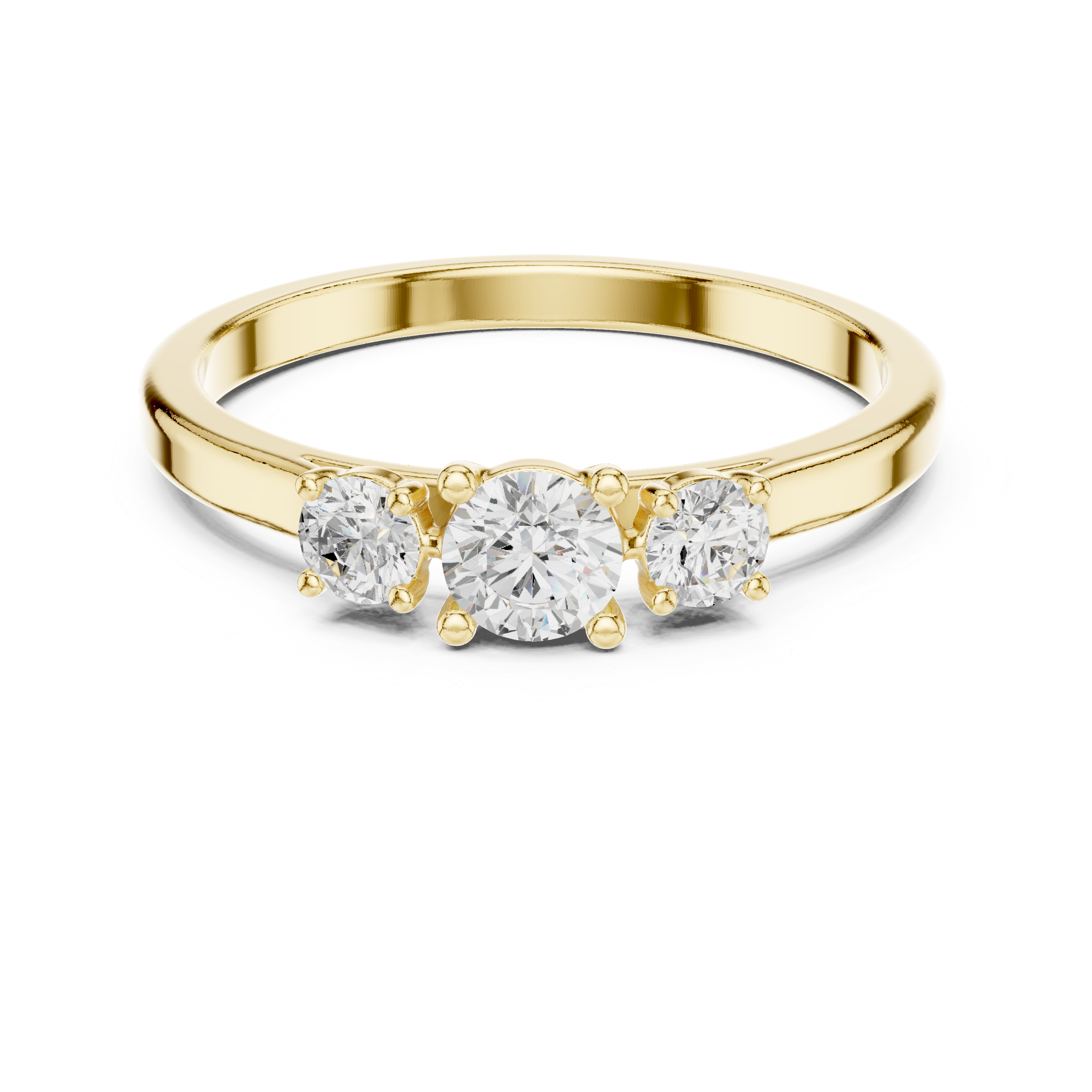 Three Stone Diamond Ring