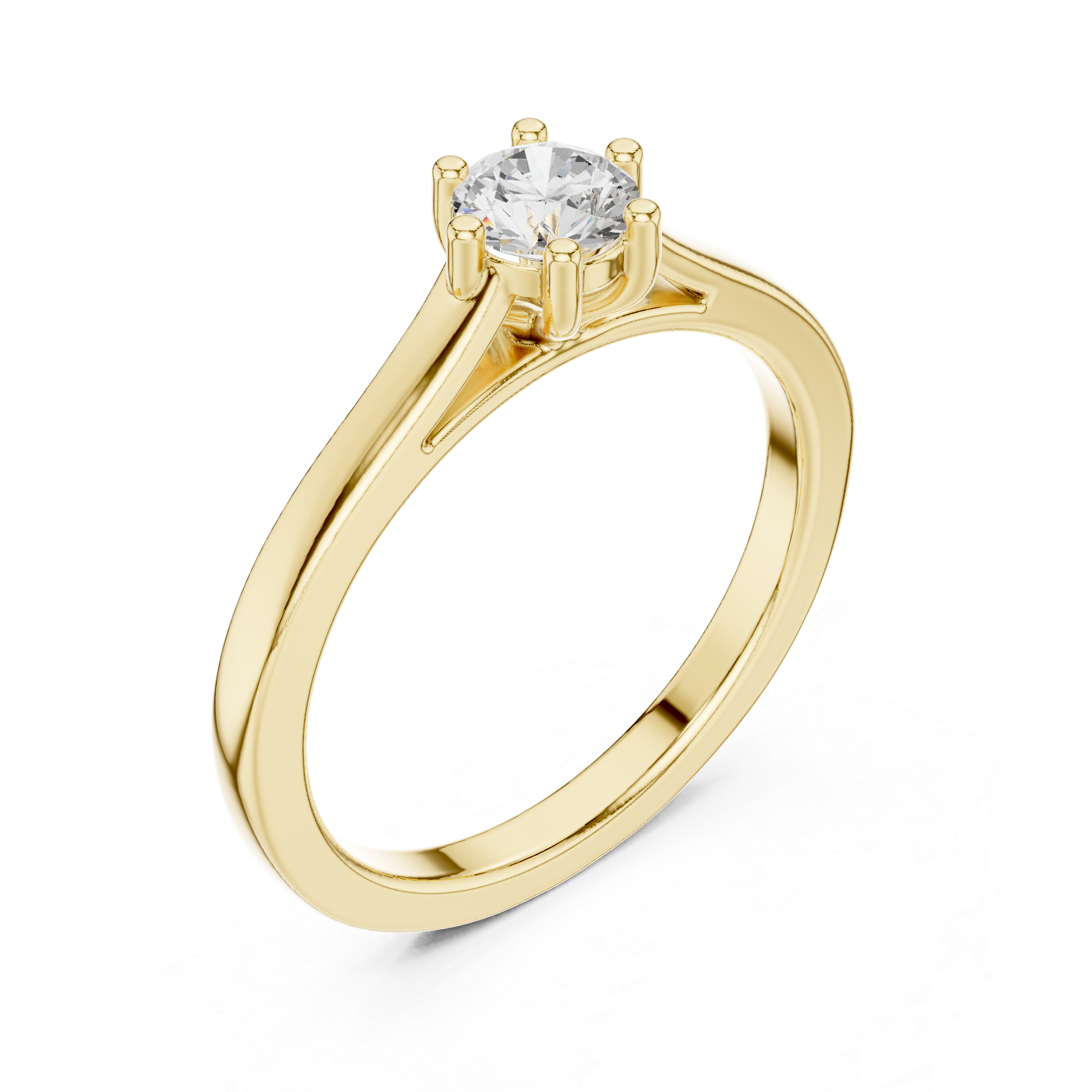 Classic Solitaire Diamond Ring
