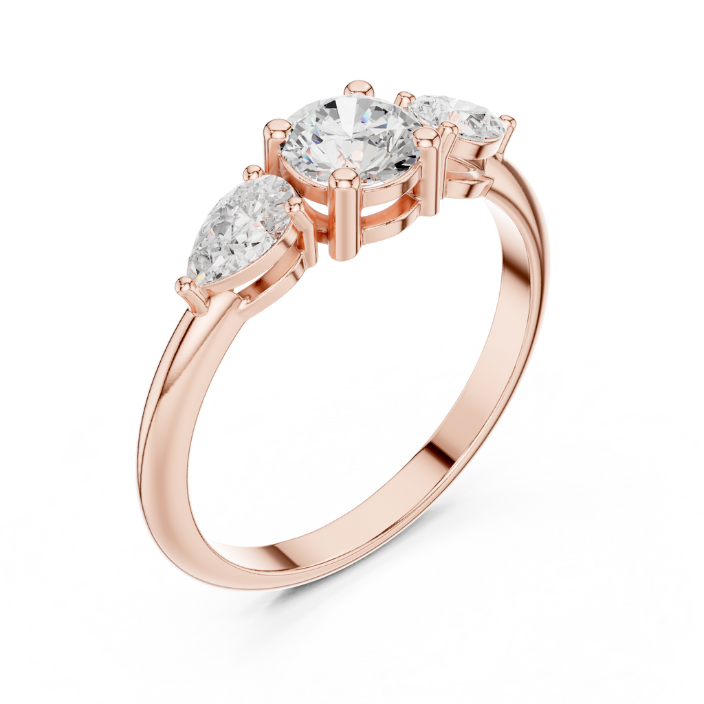 Three Stone Diamond Ring
