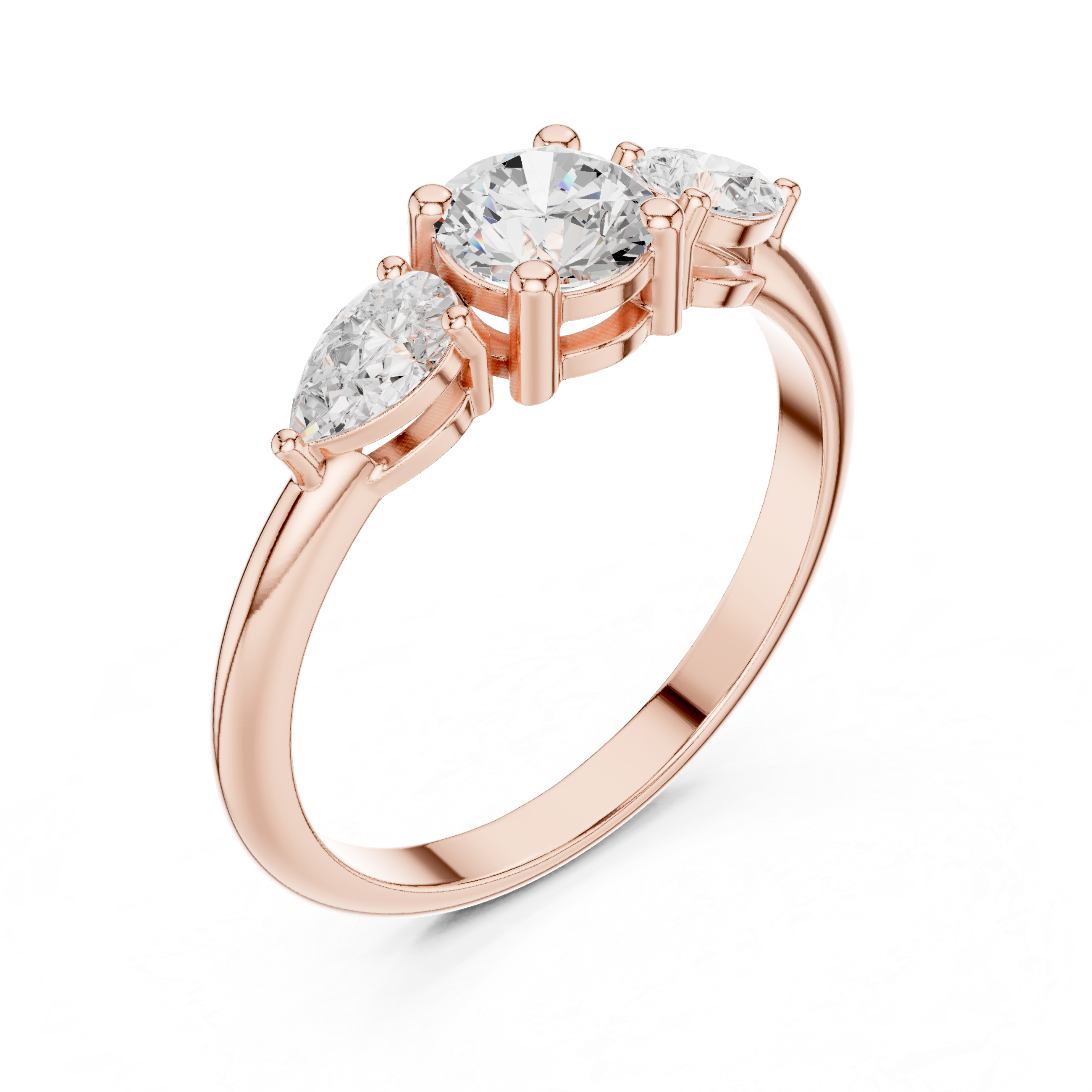 Three Stone Diamond Ring