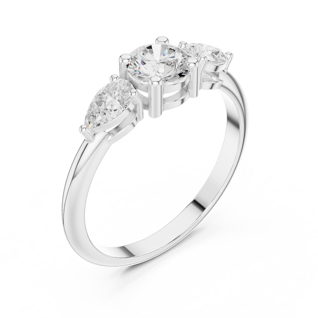 Three Stone Diamond Ring