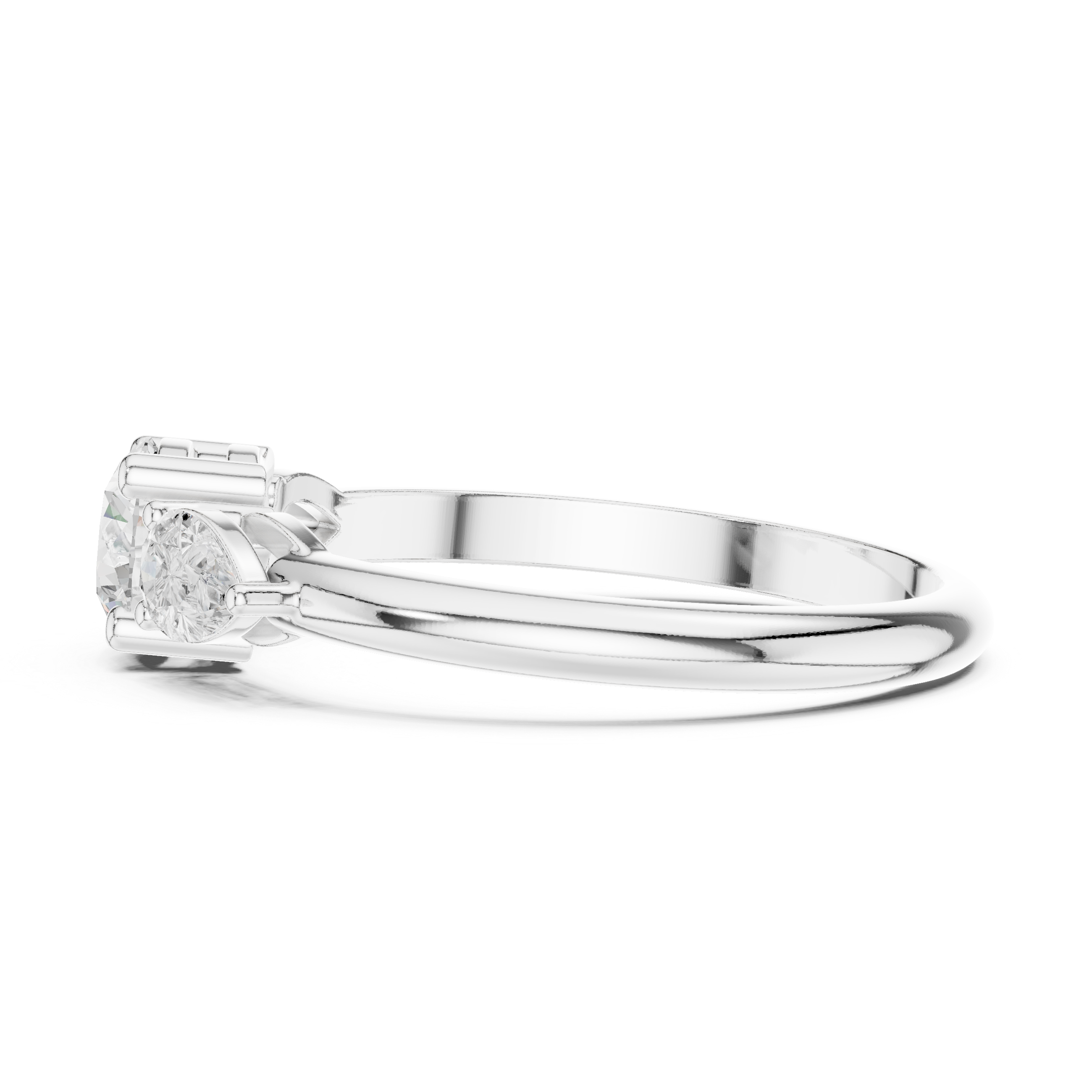 Three Stone Diamond Ring