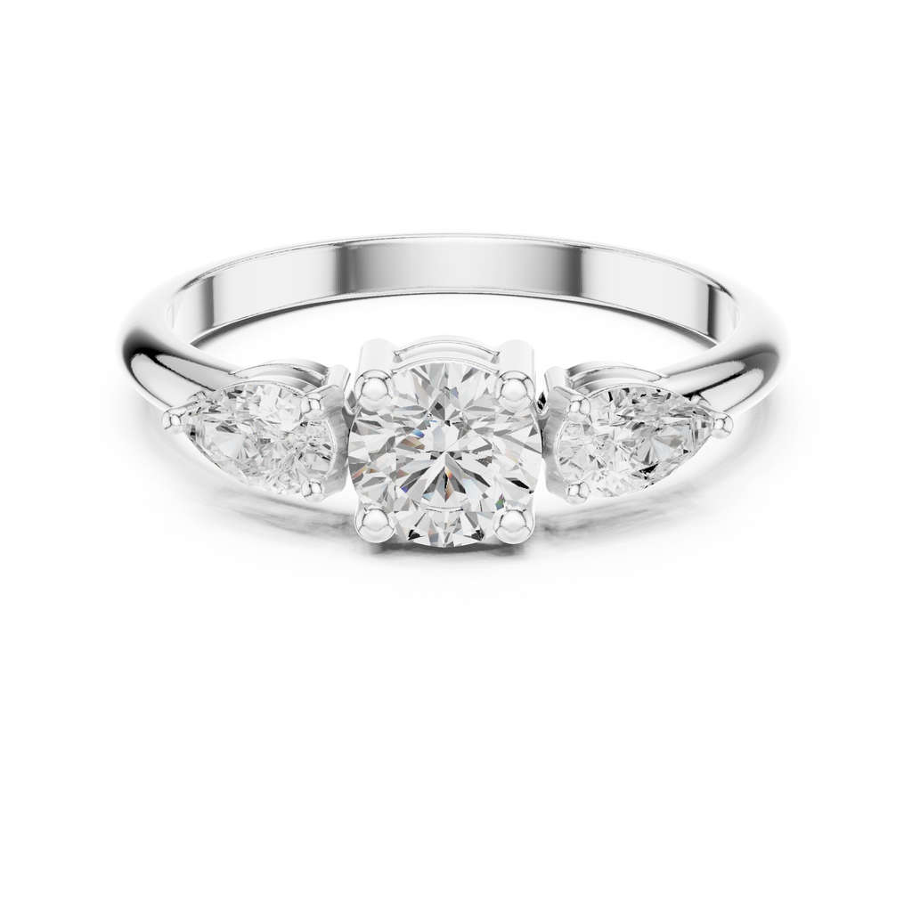 Three Stone Diamond Ring