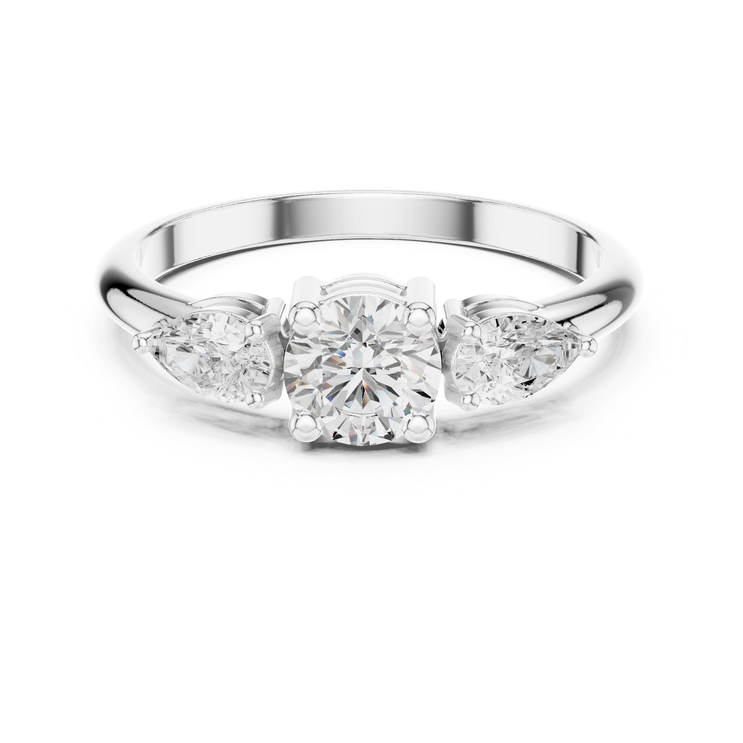 Three Stone Diamond Ring