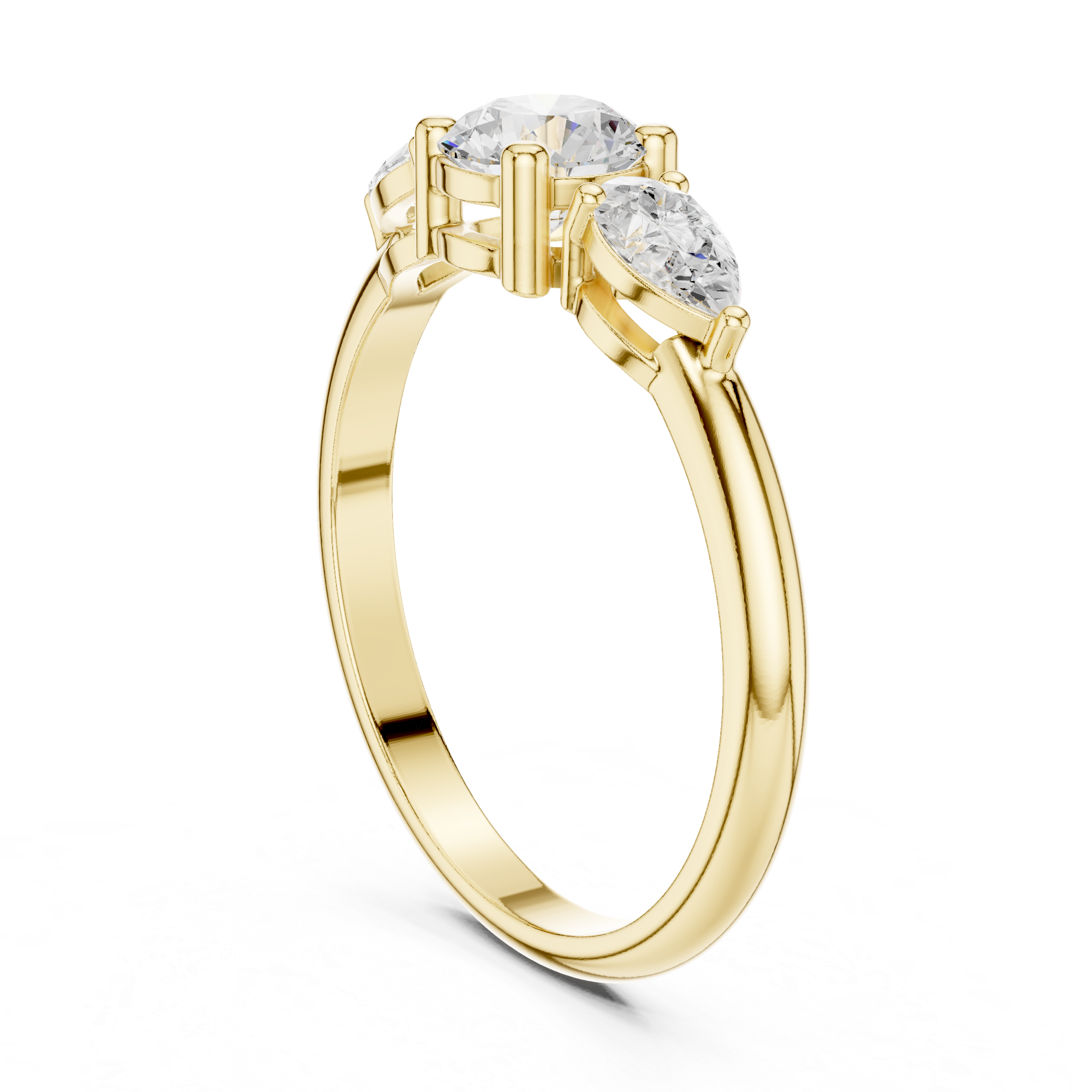 Three Stone Diamond Ring