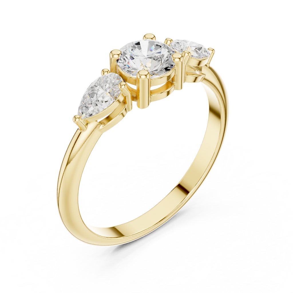 Three Stone Diamond Ring