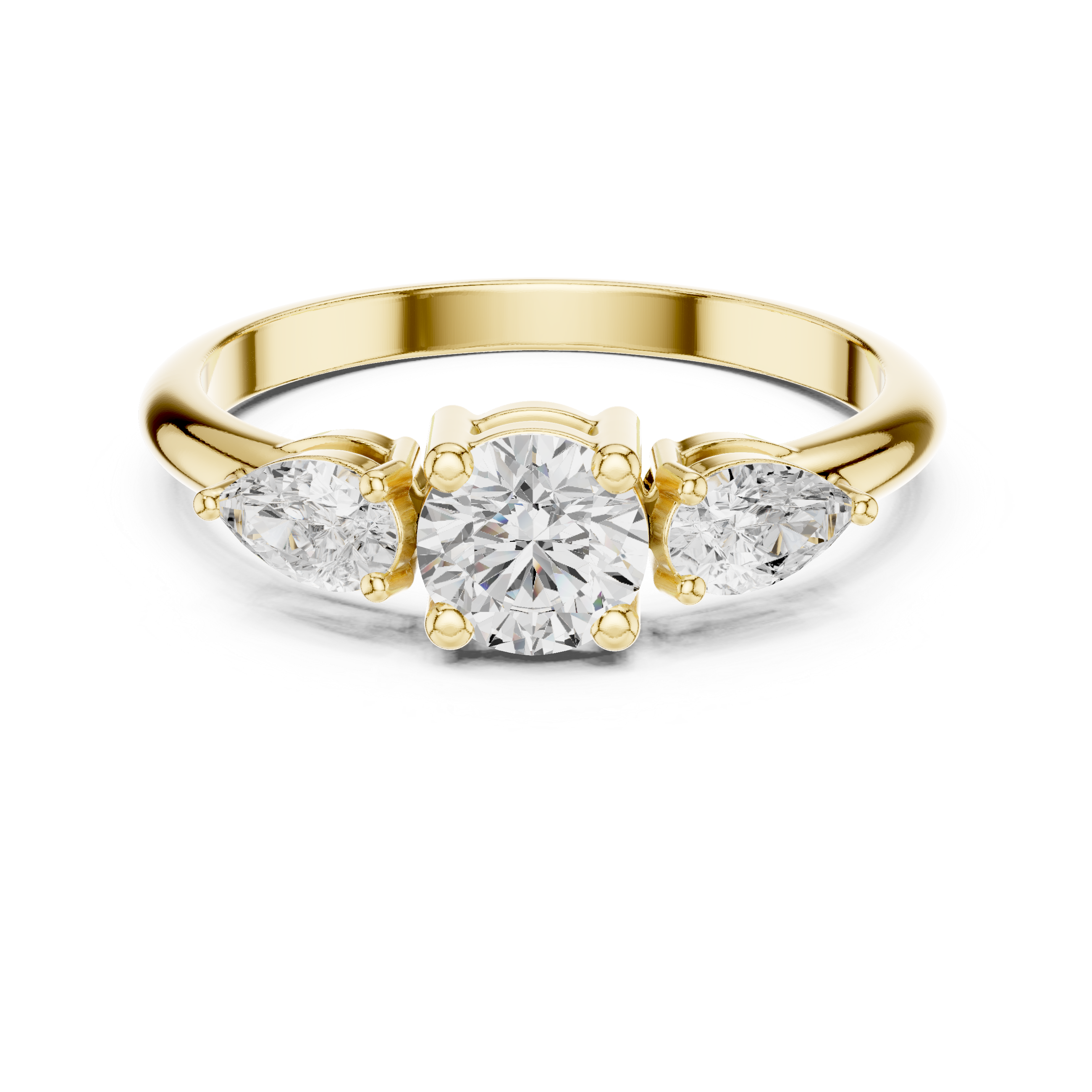 Three Stone Diamond Ring