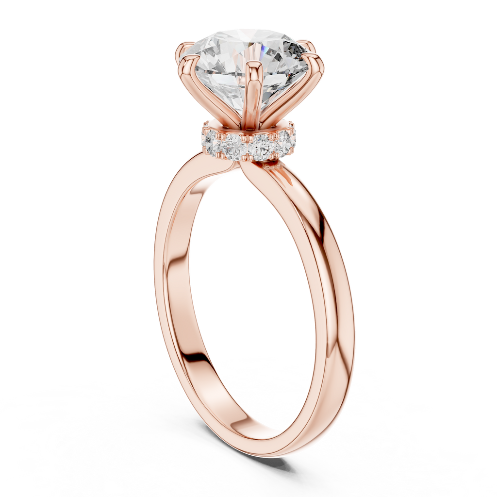Round Cut Diamond Solitaire Ring