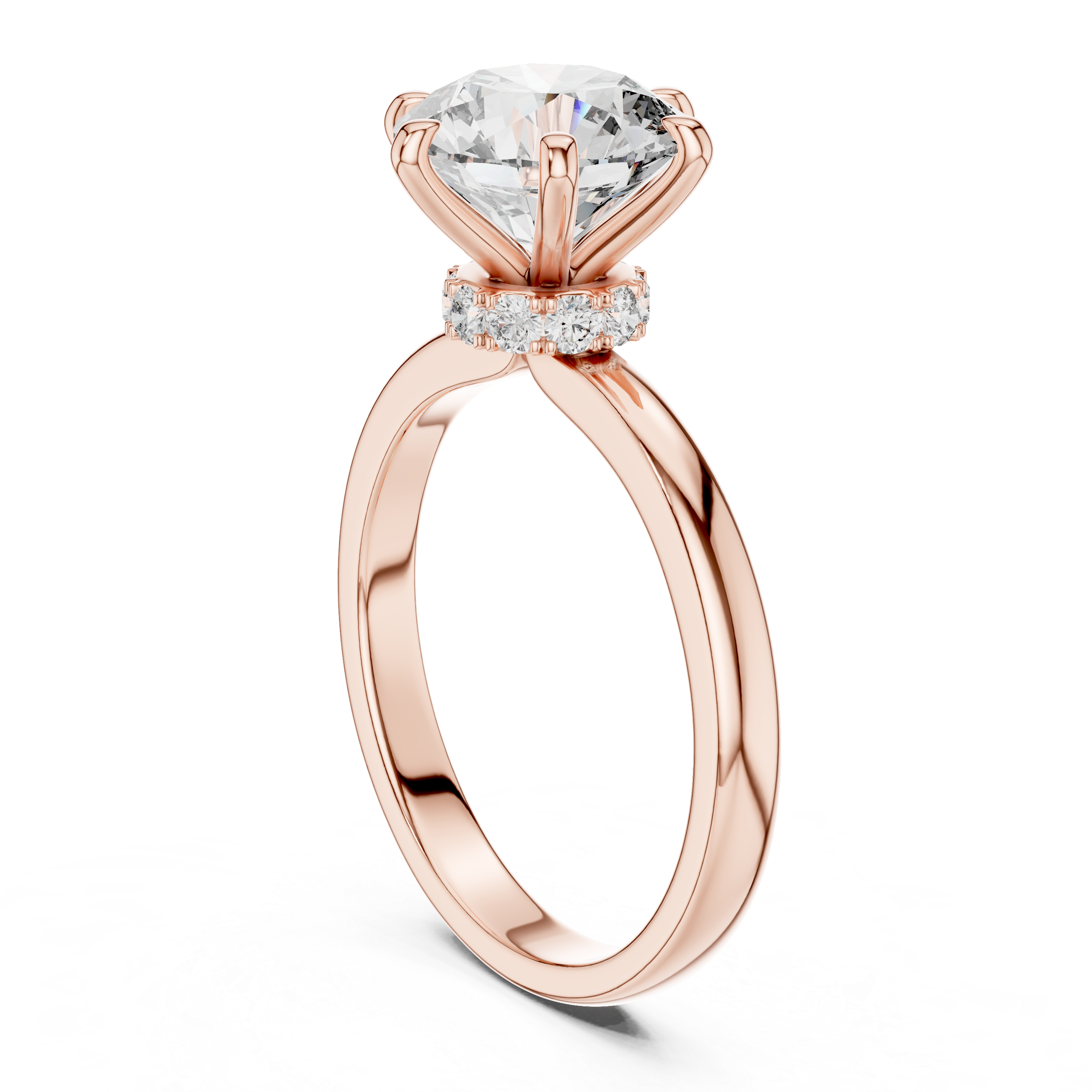 Round Cut Diamond Solitaire Ring