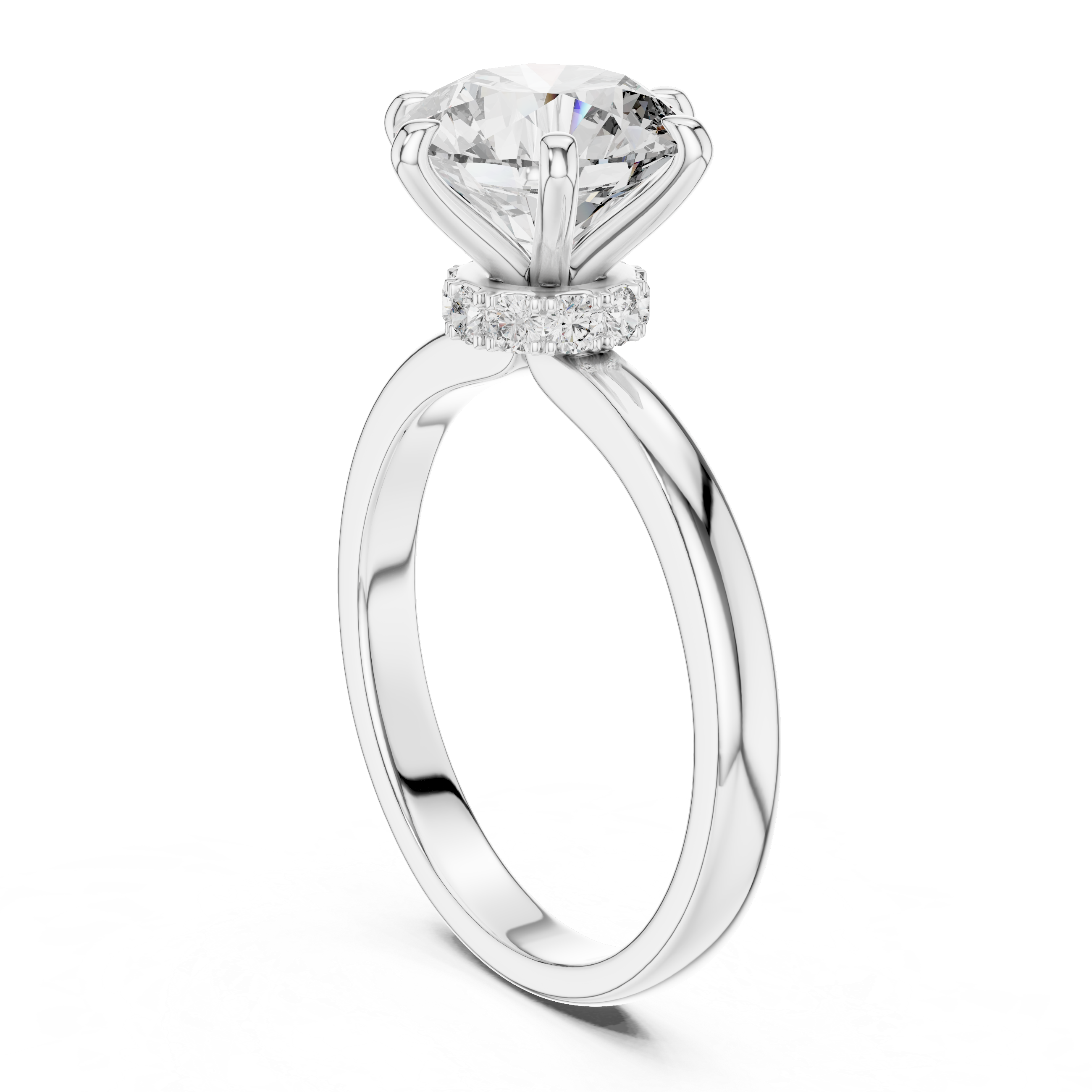 Round Cut Diamond Solitaire Ring