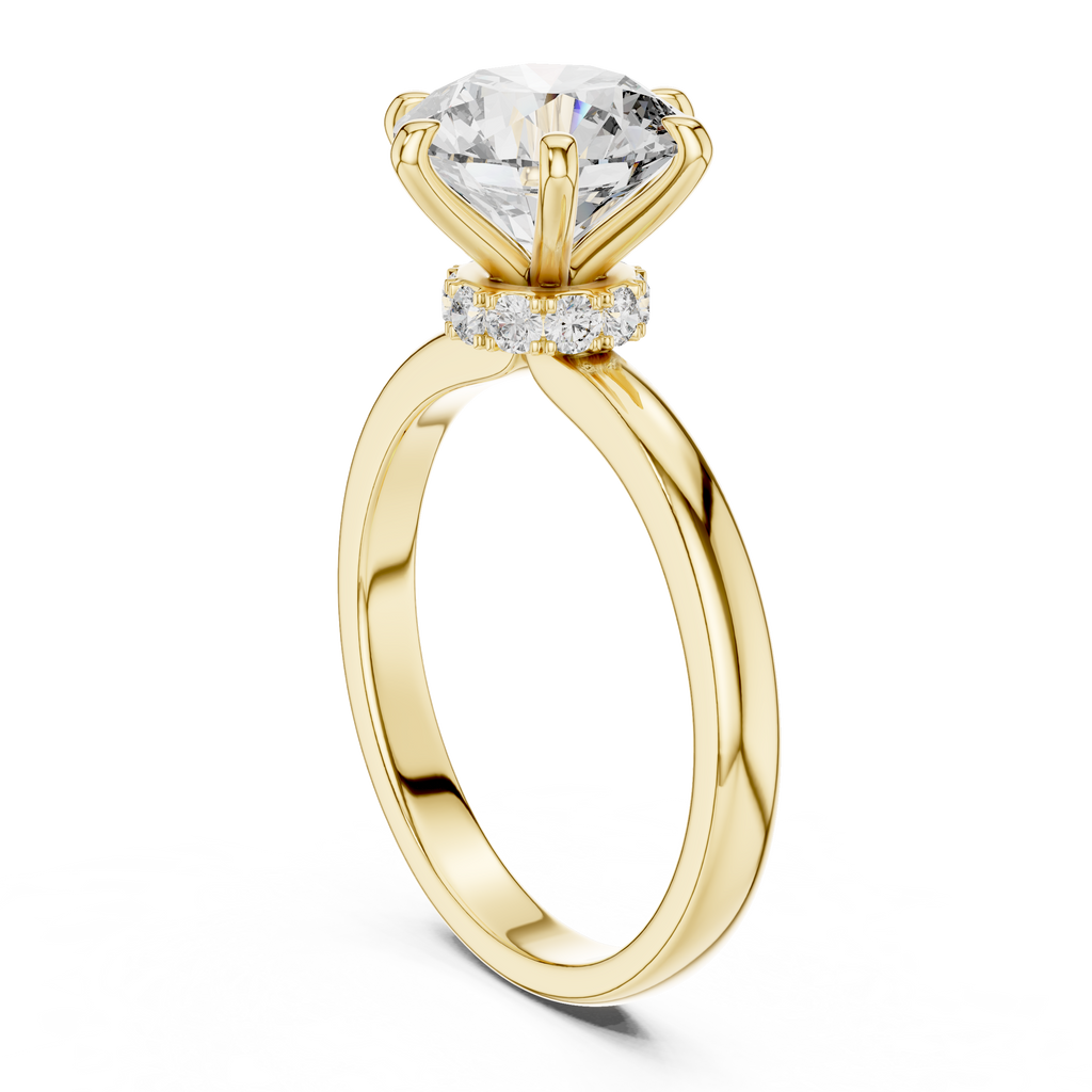 Round Cut Diamond Solitaire Ring