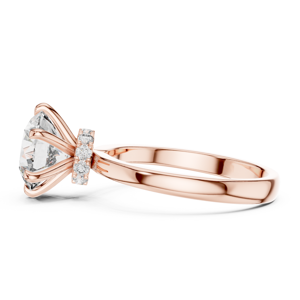 Round Cut Diamond Solitaire Ring