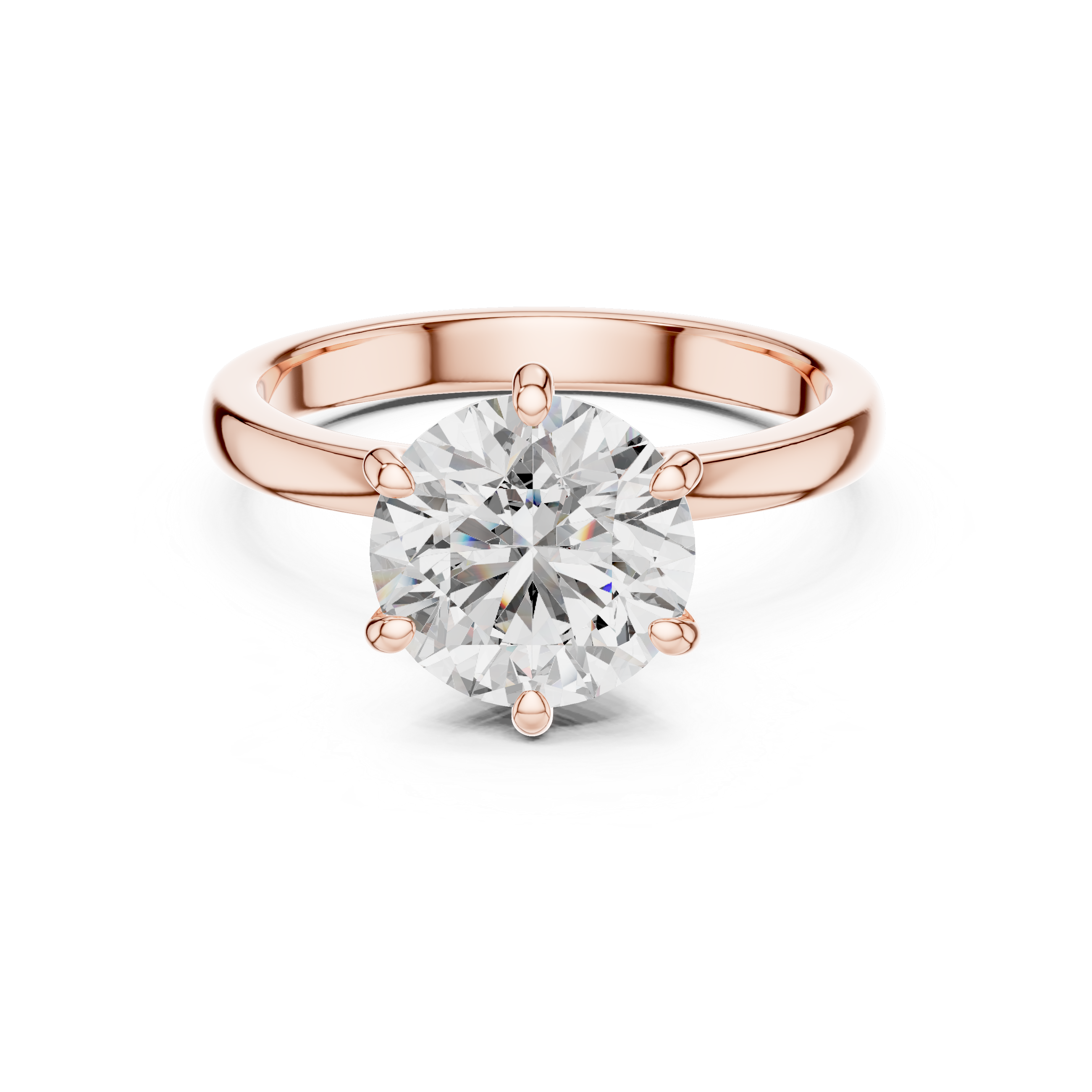 Round Cut Diamond Solitaire Ring