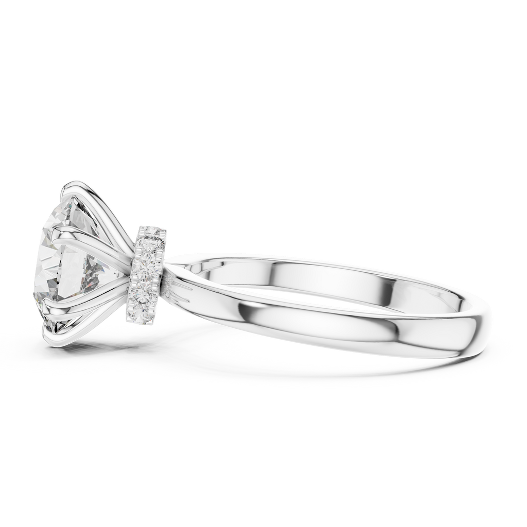 Round Cut Diamond Solitaire Ring