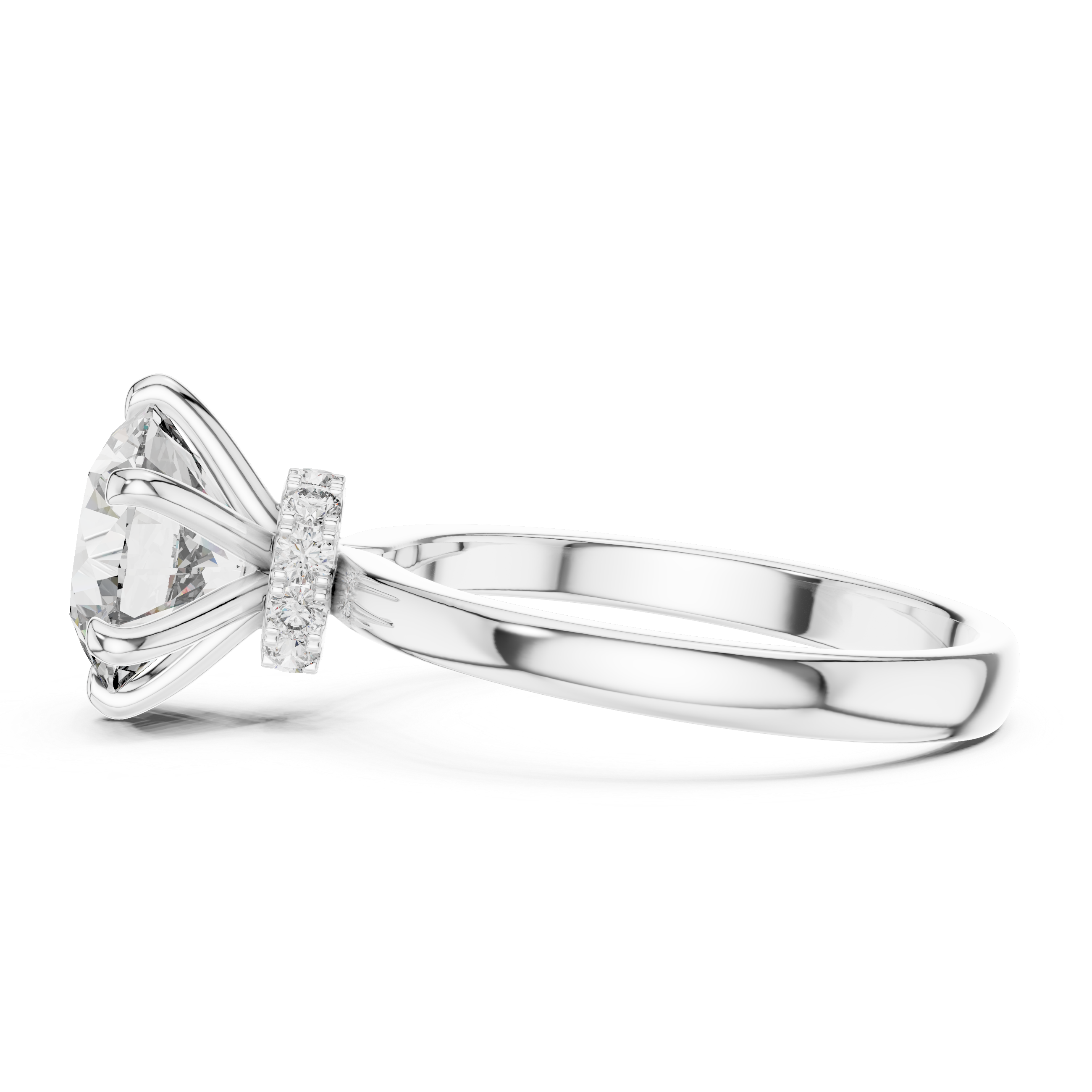 Round Cut Diamond Solitaire Ring
