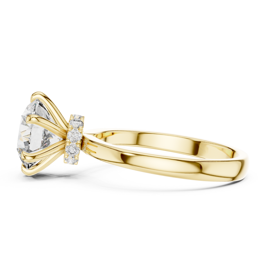 Round Cut Diamond Solitaire Ring