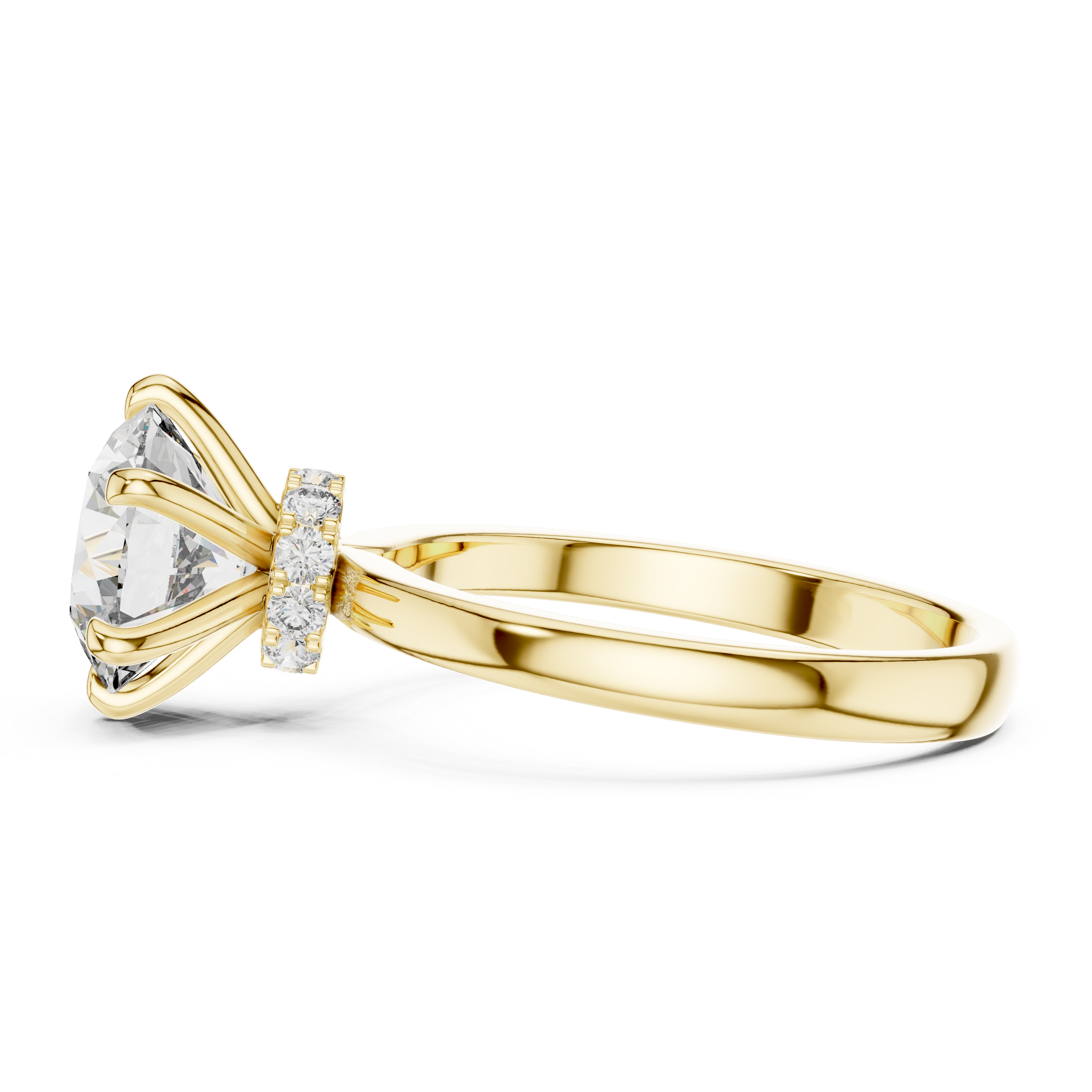Round Cut Diamond Solitaire Ring