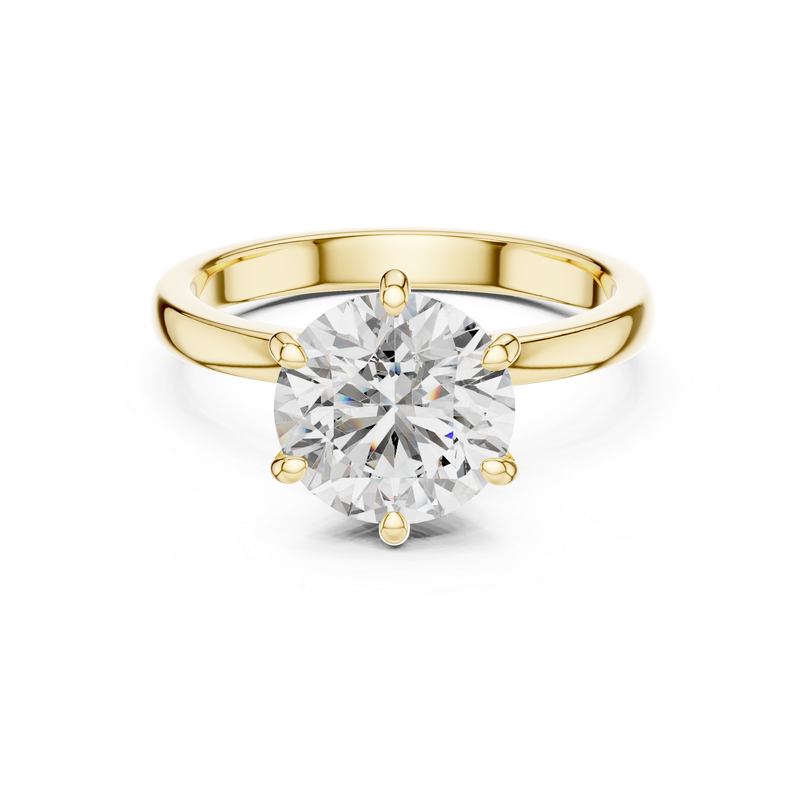 Round Cut Diamond Solitaire Ring