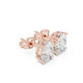 Oval Cut Diamond Stud Earrings