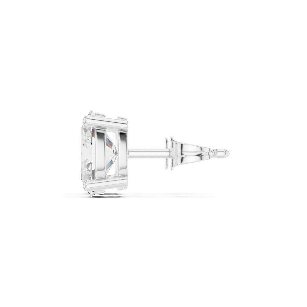 Oval Cut Diamond Stud Earrings
