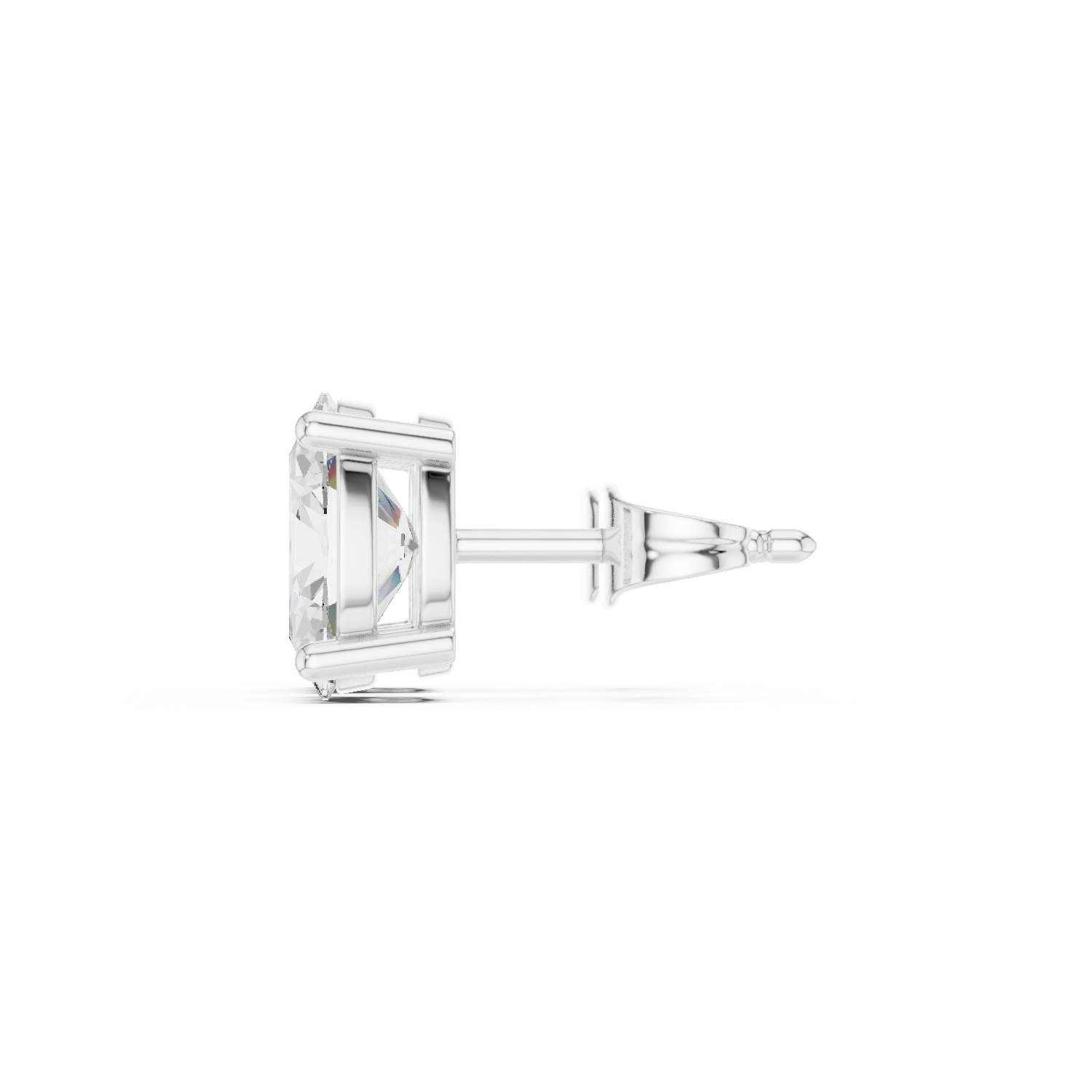 Oval Cut Diamond Stud Earrings
