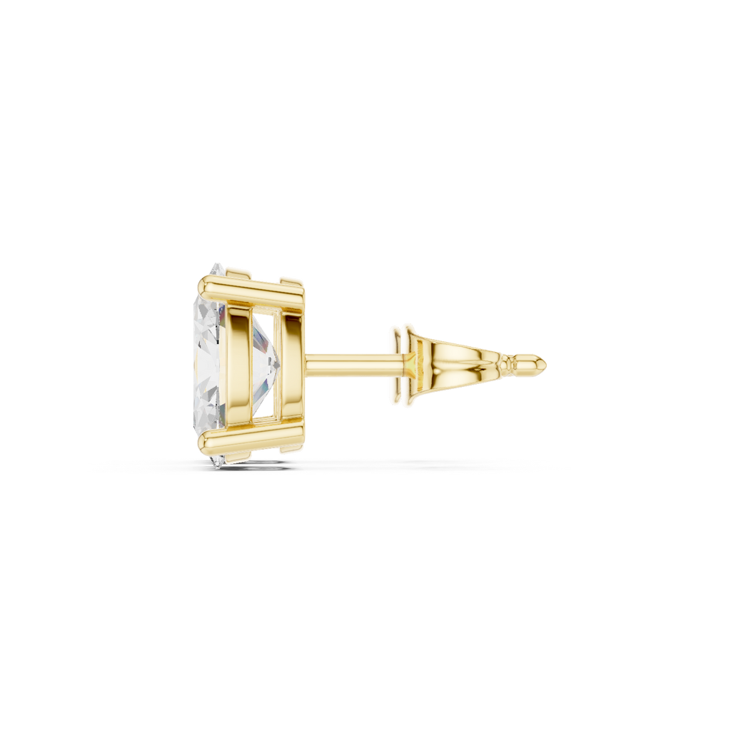 Oval Cut Diamond Stud Earrings