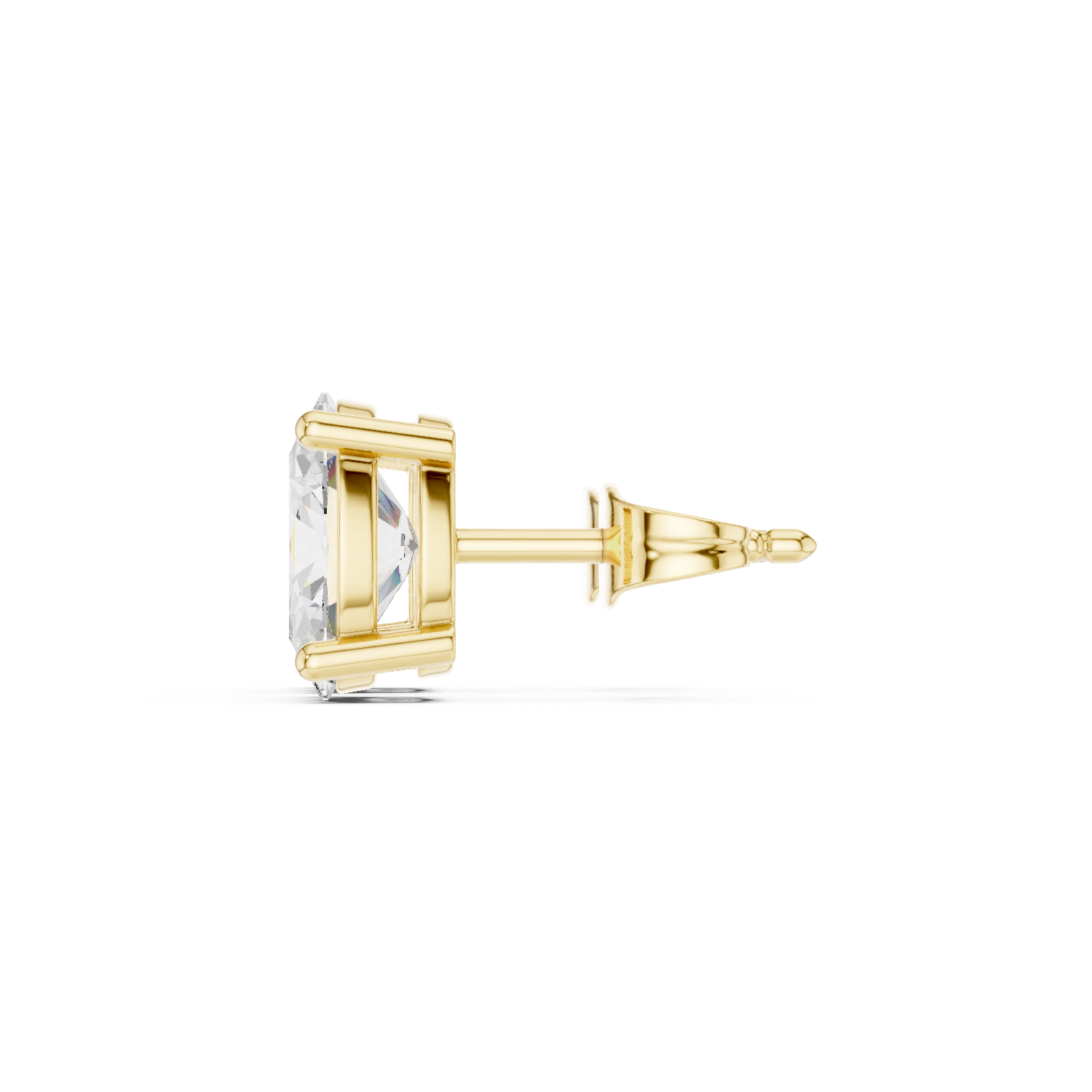 Oval Cut Diamond Stud Earrings