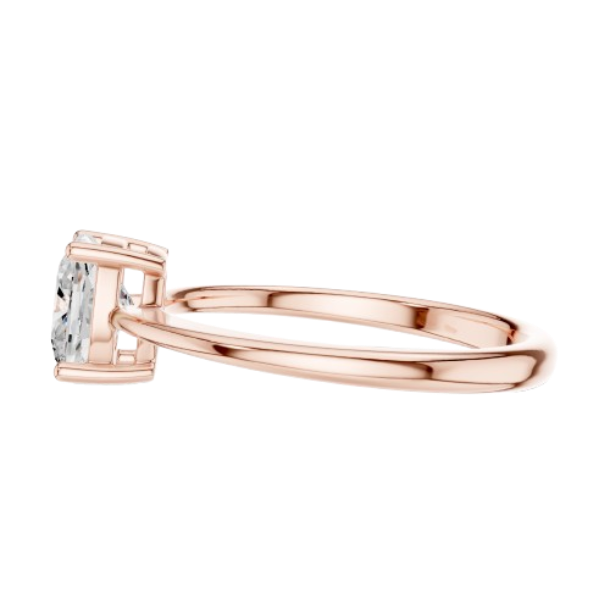 Cushion Cut Solitaire Diamond Ring