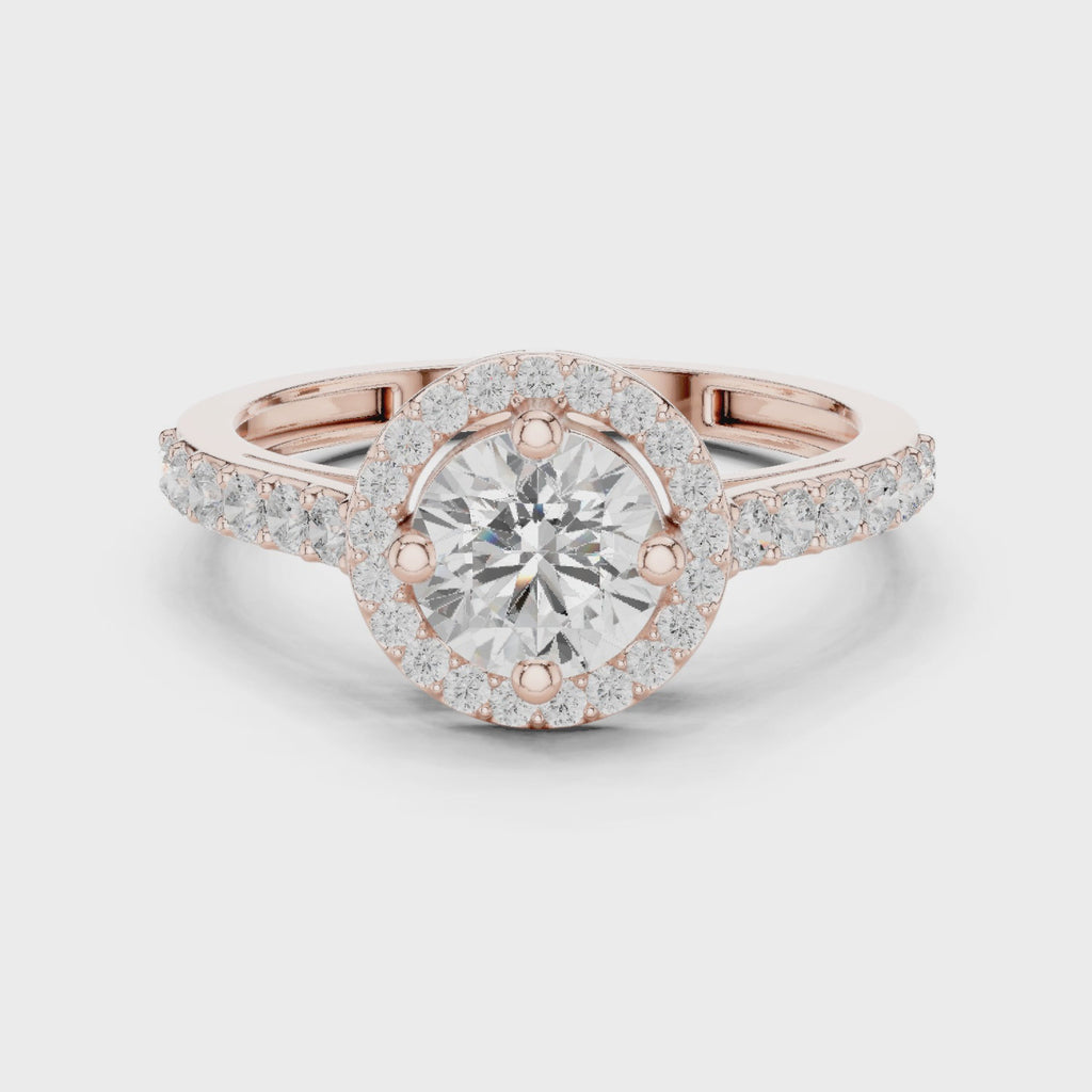 Halo Diamond Ring