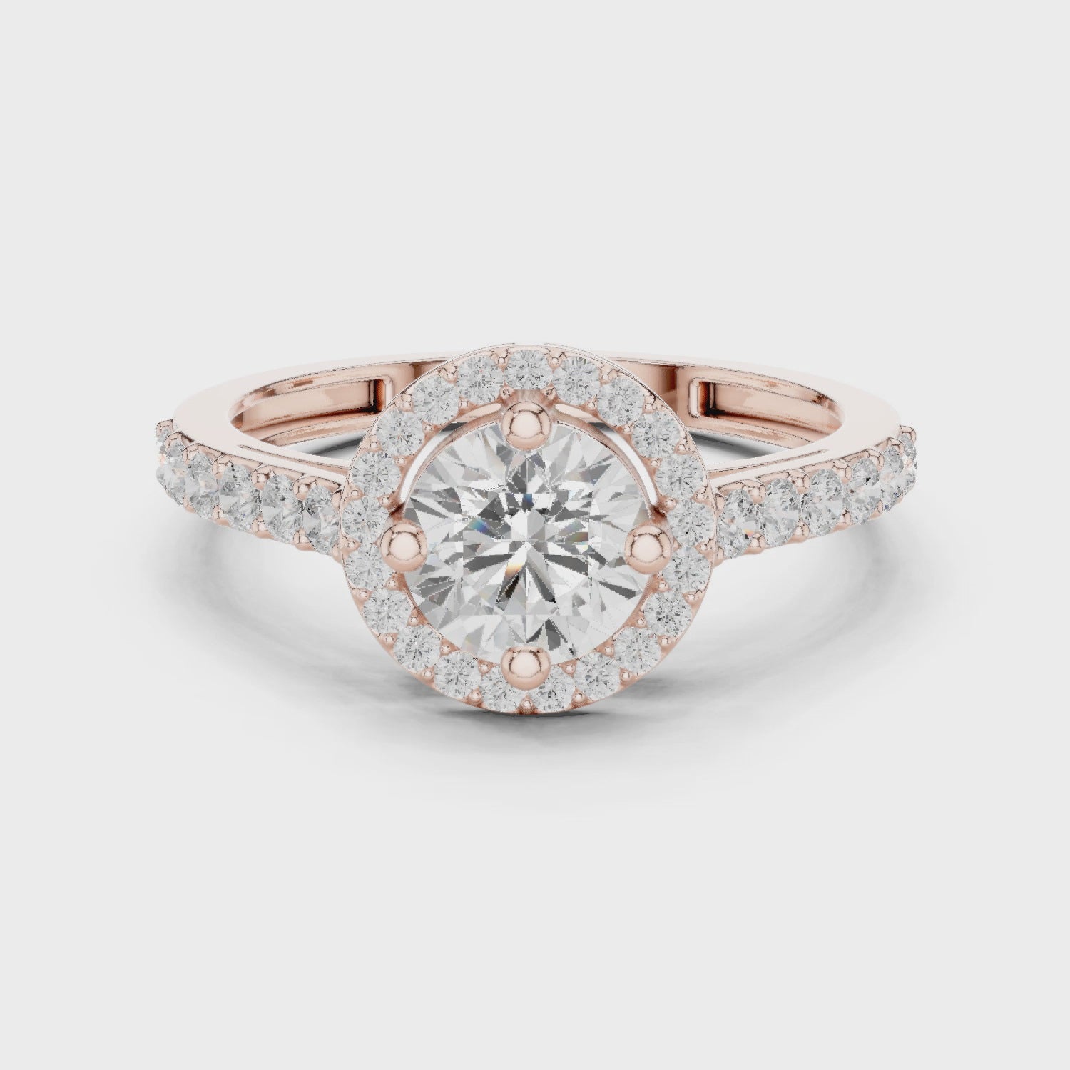 Halo Diamond Ring