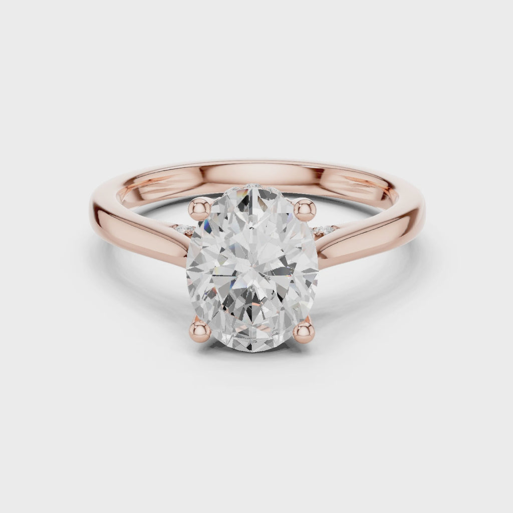 Oval Cut Solitaire Ring