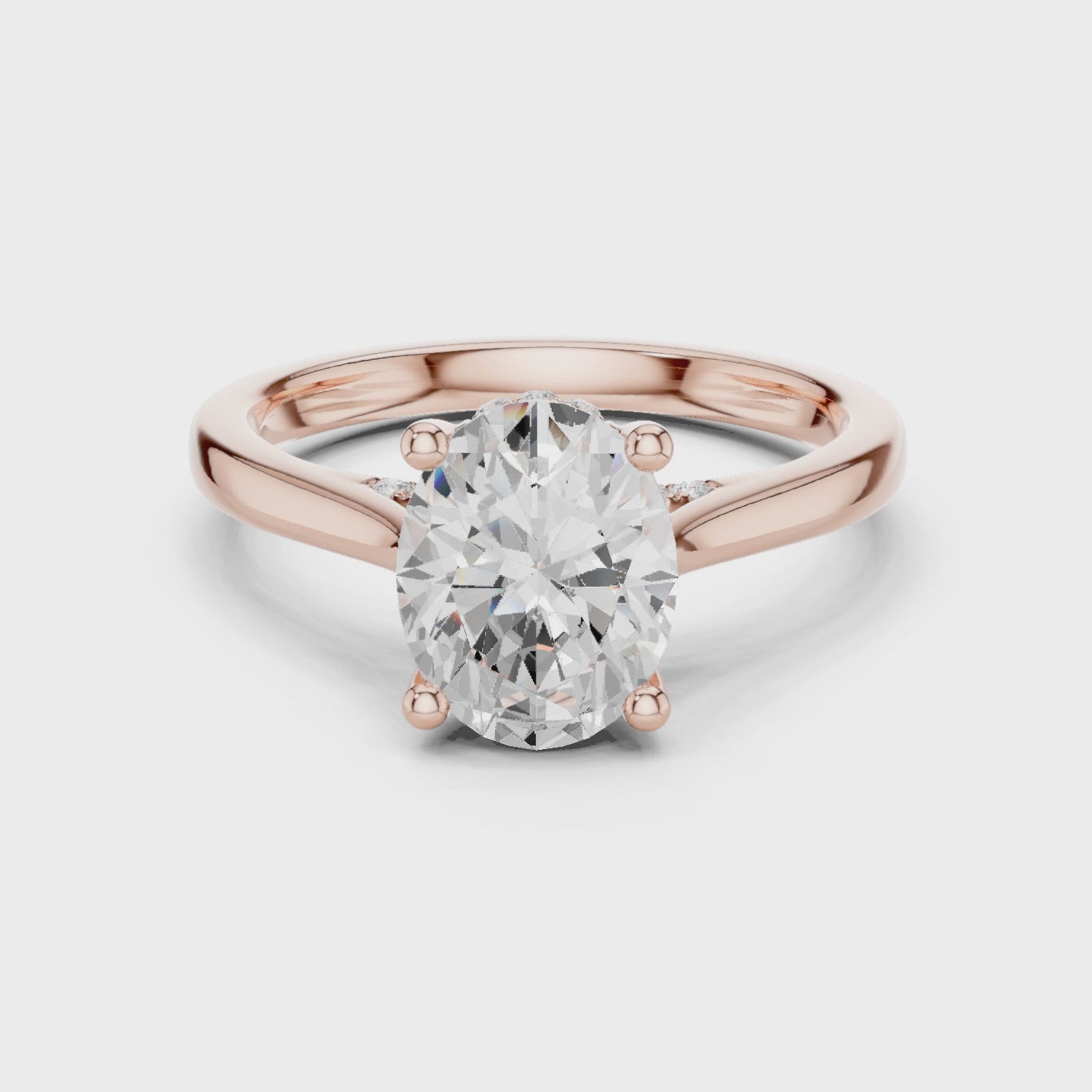 Oval Cut Solitaire Ring